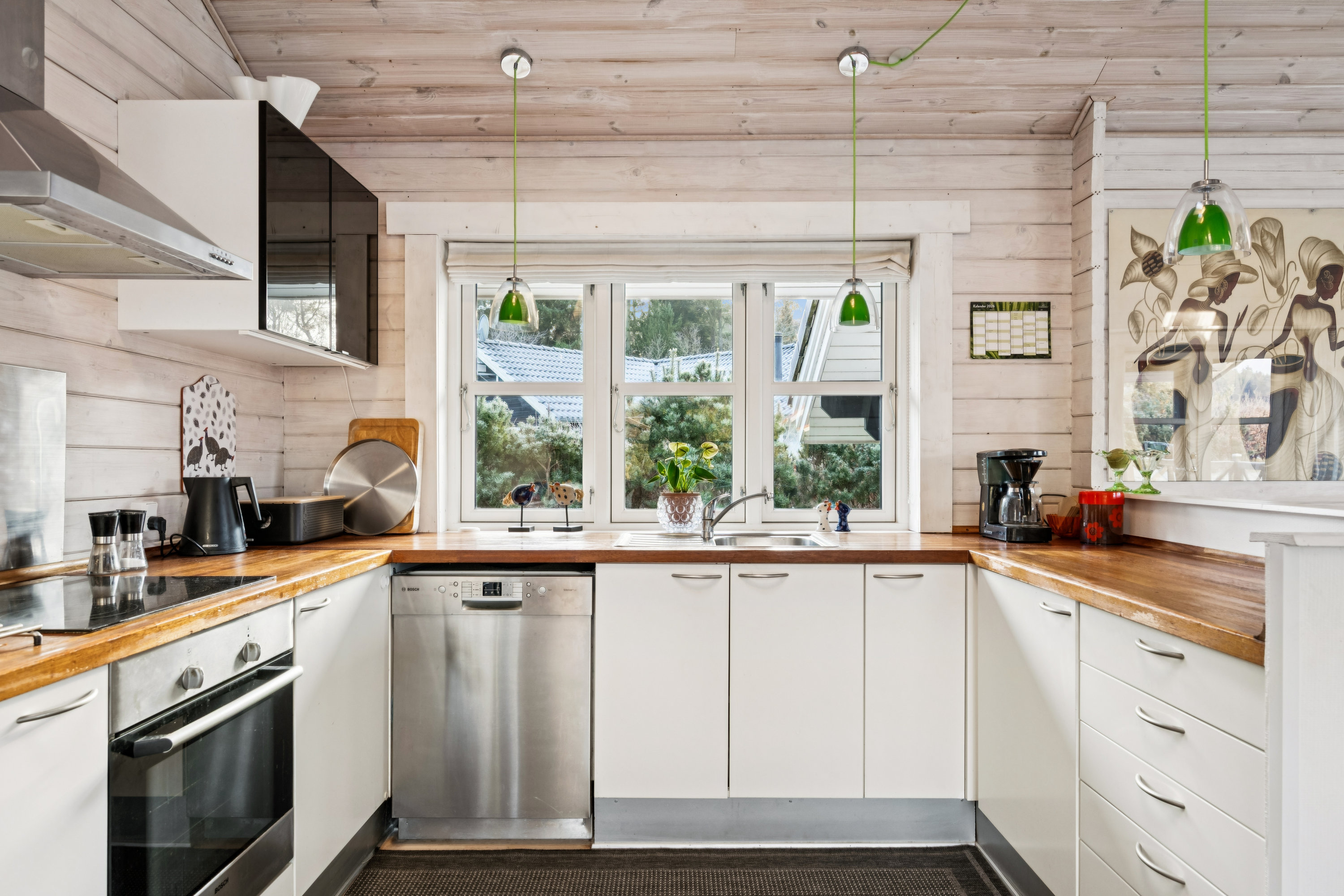 Fremhævet køkken billede i fuldskærmstilstand. Billede af Mågevej 31, Fuglslev, 8400 Ebeltoft