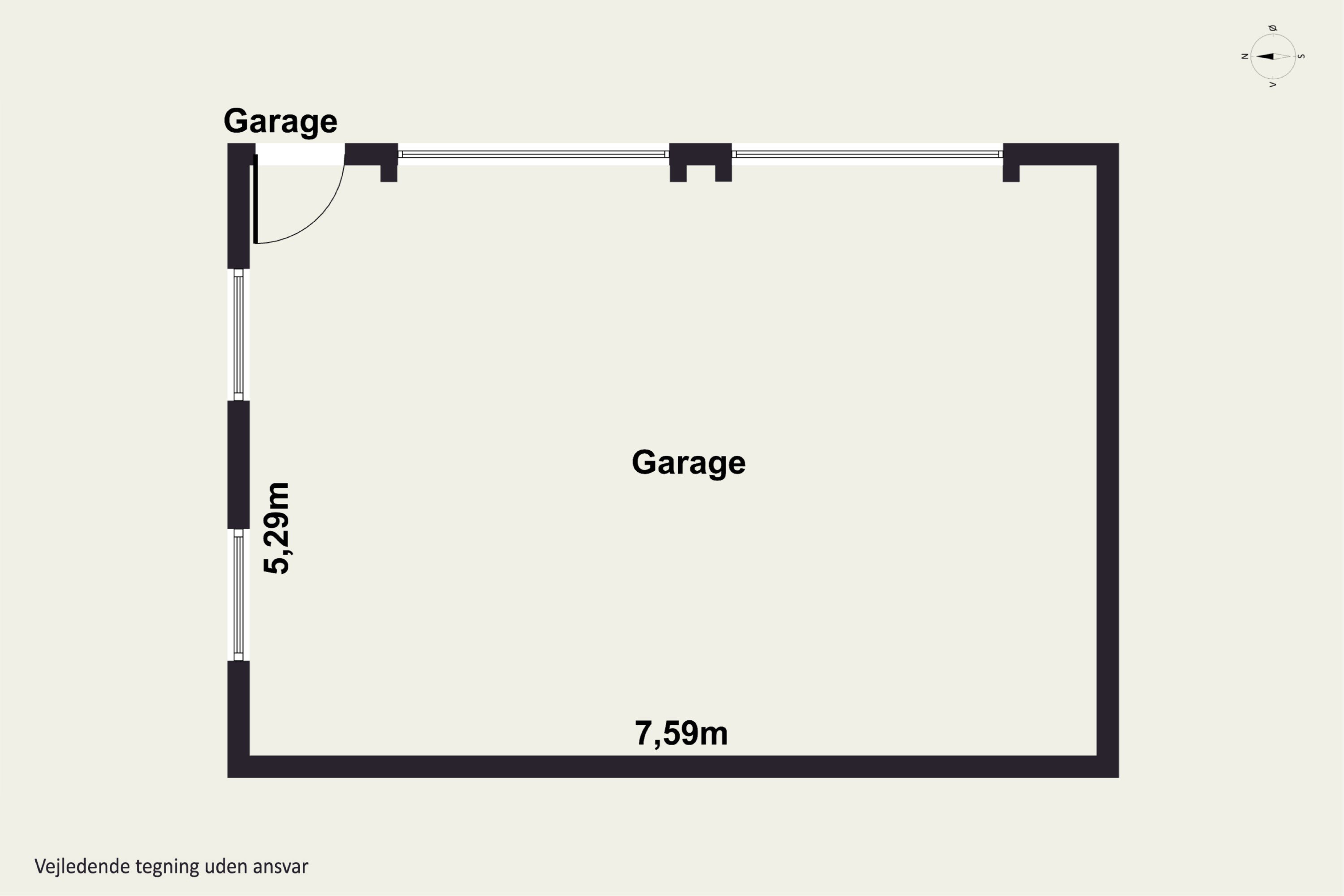Plantegninger billede af Vesterkrogen 3, Gundsømagle, 4000 Roskilde