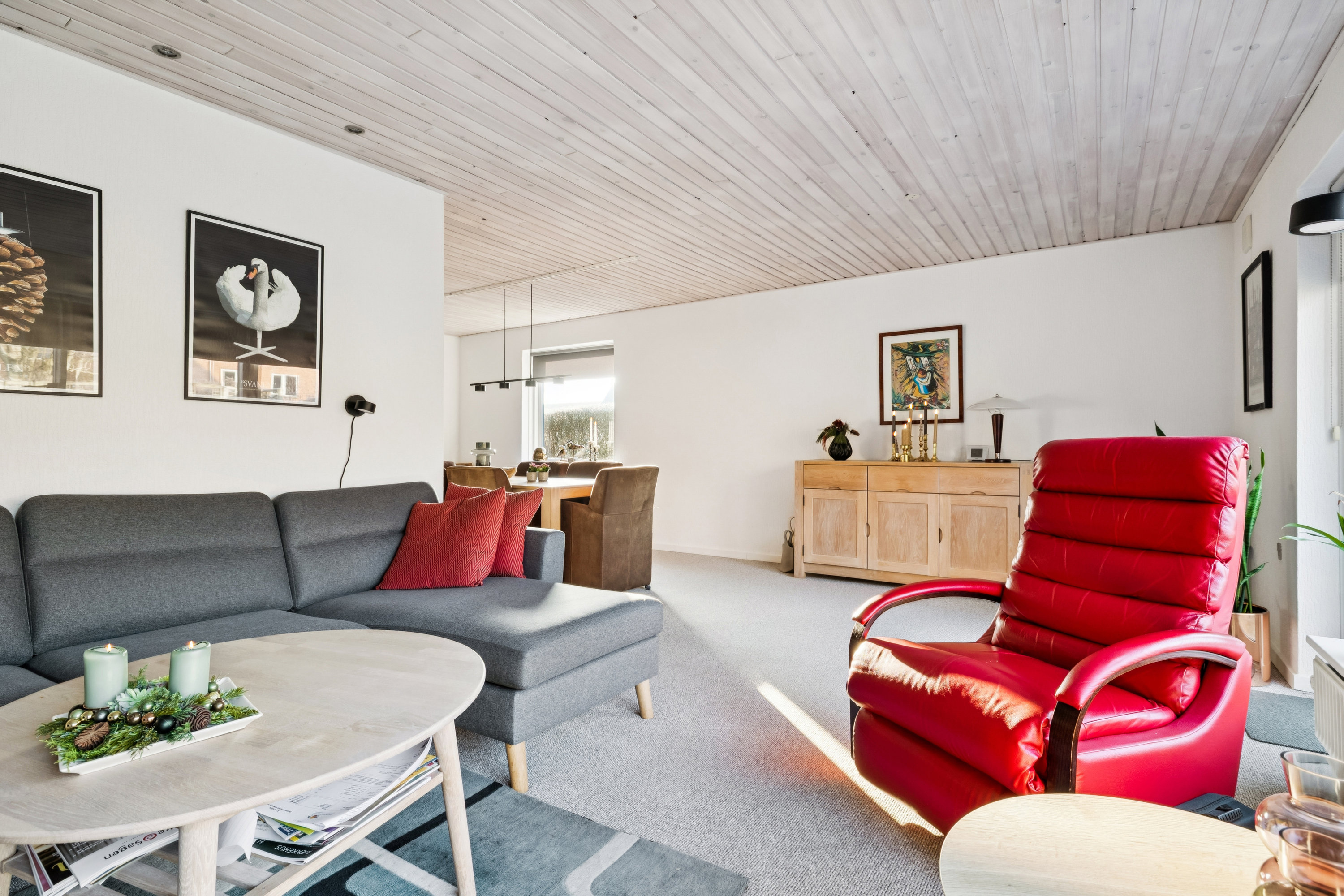 Fremhævet stue billede i fuldskærmstilstand. Billede af Engvej 9C, Hobro By, 9500 Hobro