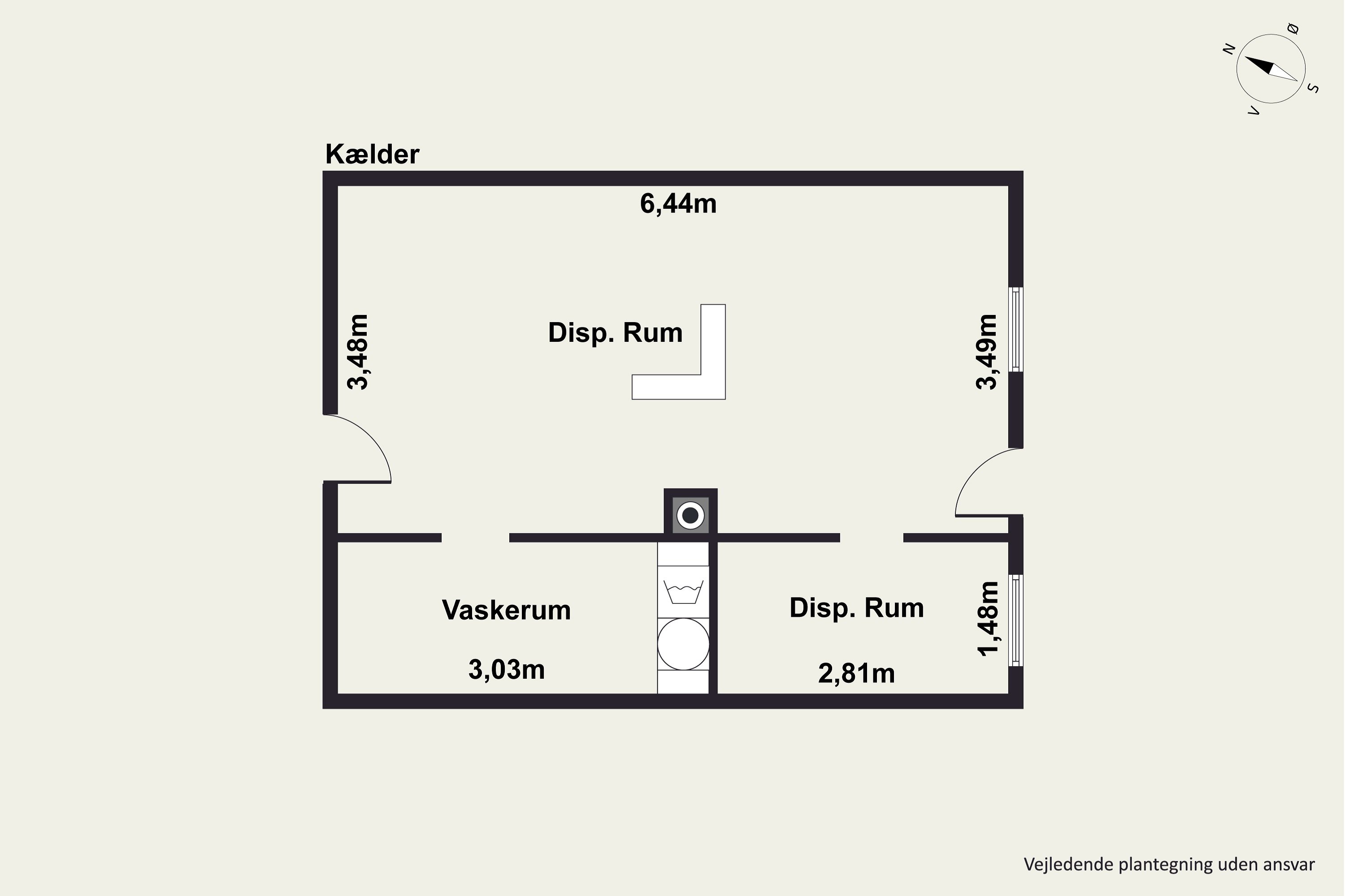 Plantegninger billede af Kærlighedsstien 5+5A, 8000 Aarhus C