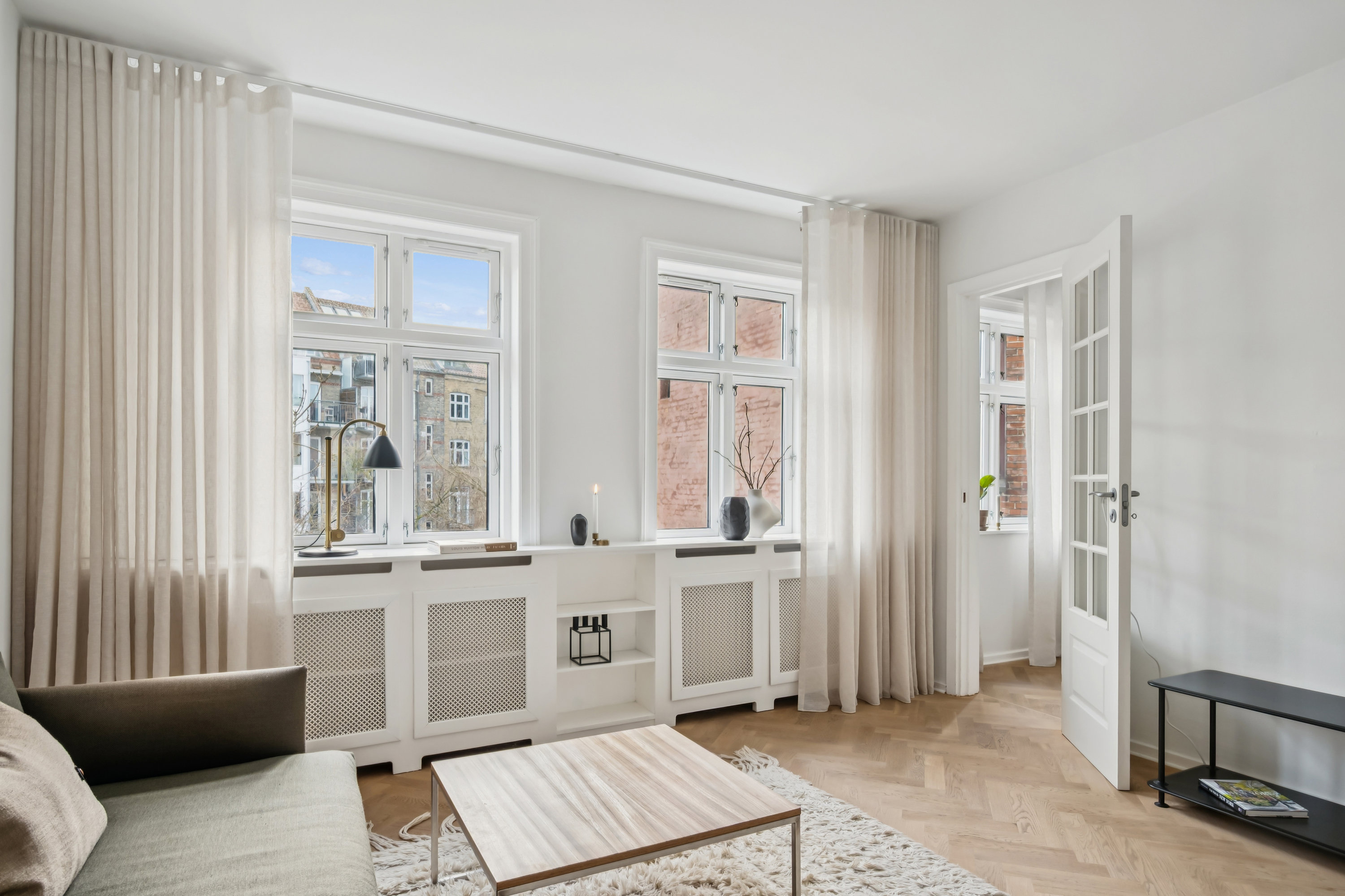 Fremhævet stue billede i fuldskærmstilstand. Billede af Kærlighedsstien 5+5A, 8000 Aarhus C