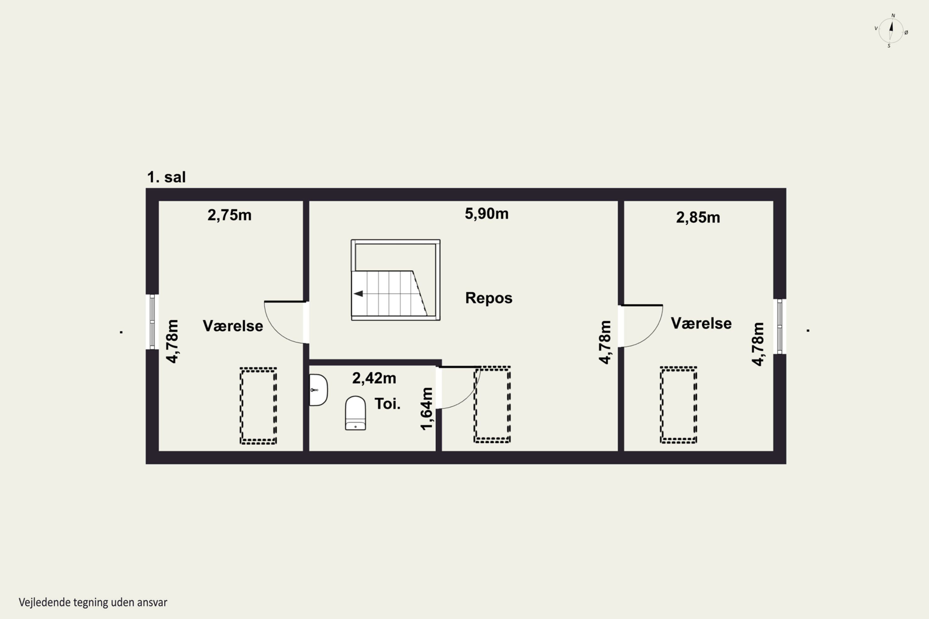 Plantegninger billede af Gl. Byvej 18, Årslev, 5792 Årslev