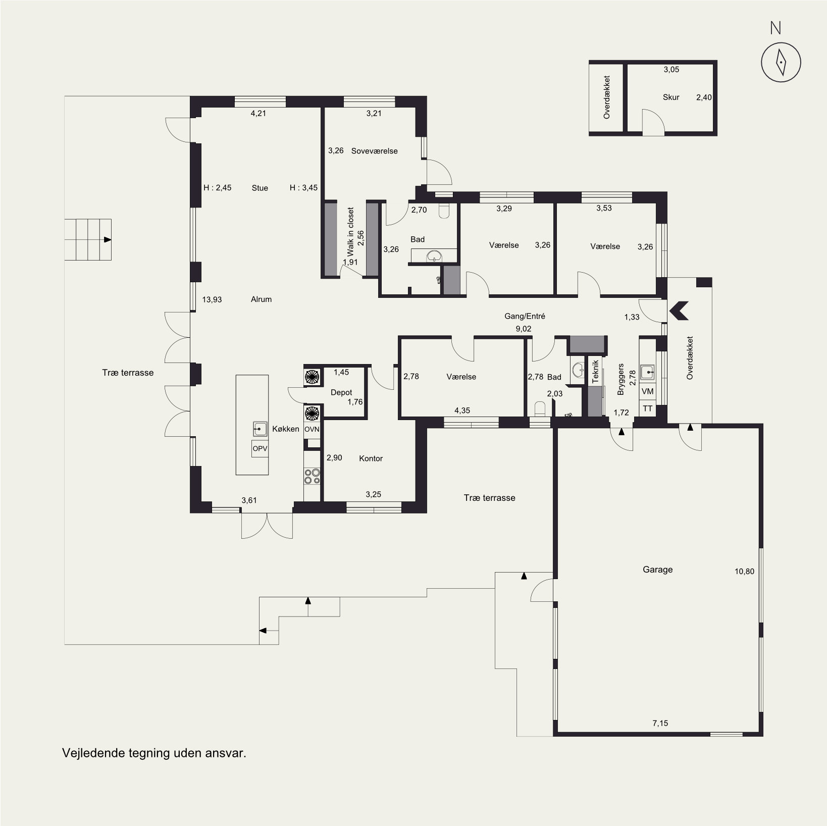 Plantegninger billede af Provstlund Skovvej 77, 8700 Horsens