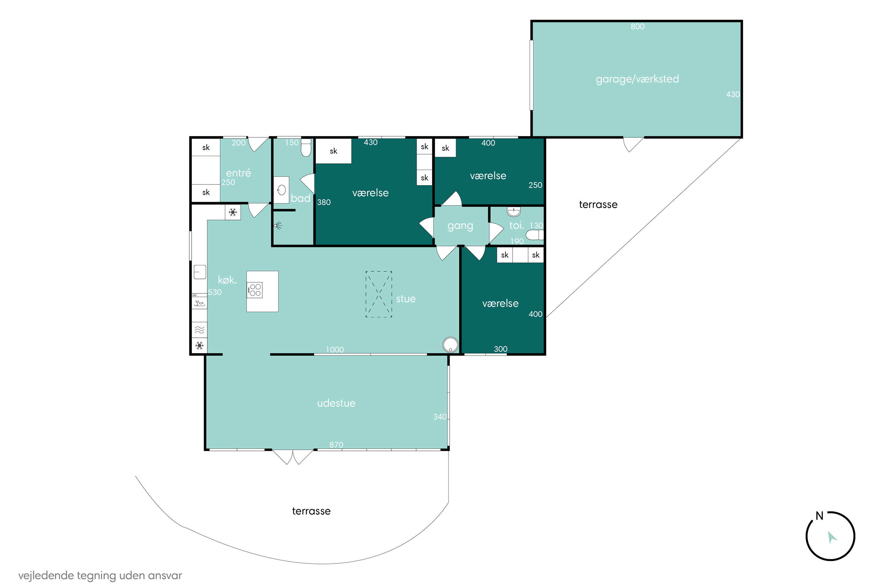 Plantegninger billede af Tvillingernes Kvarter 7, 6710 Esbjerg V