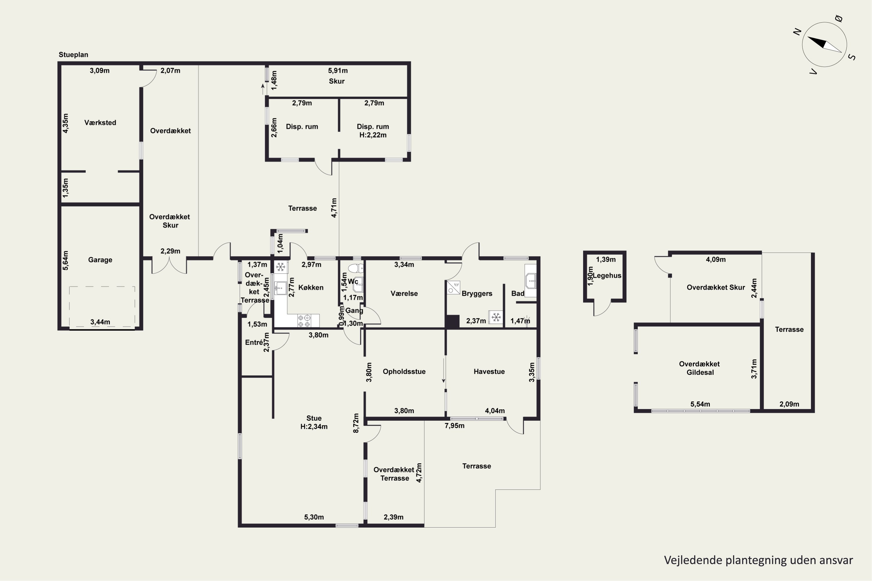 Plantegninger billede af Liselundsvej 11, 2665 Vallensbæk Strand