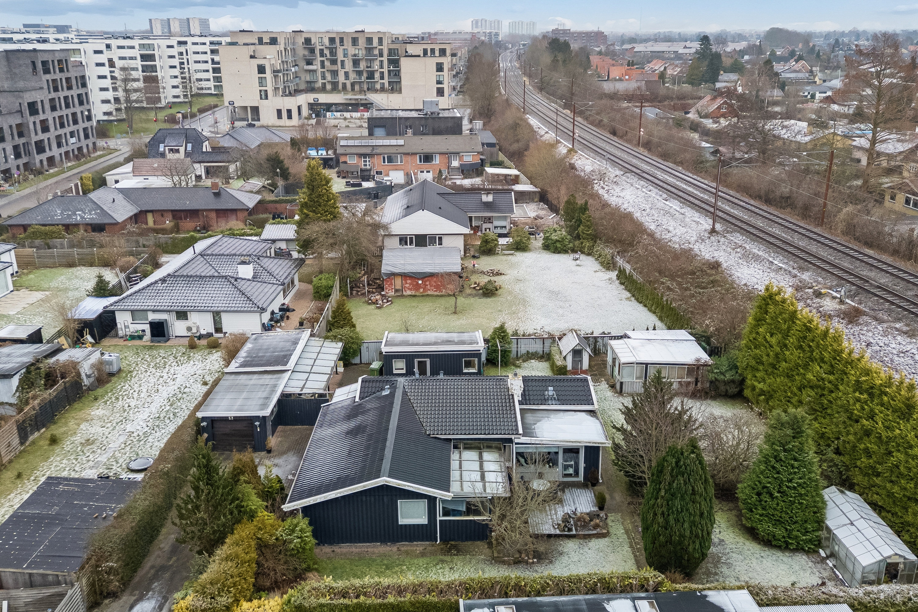 Miniaturebillede 1: luftfoto. Billede af Liselundsvej 11, 2665 Vallensbæk Strand