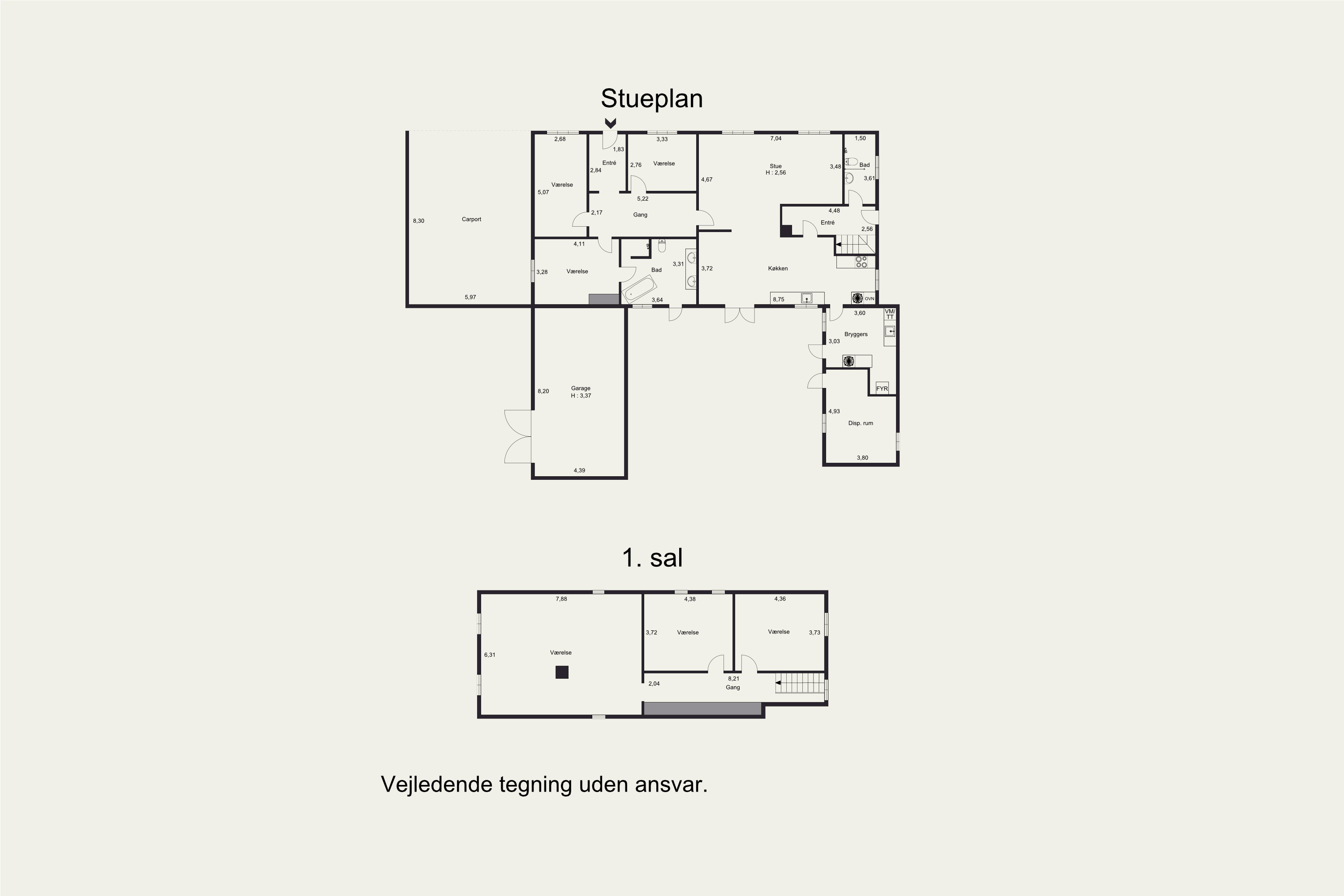 Plantegninger billede af Lille Egedevej 50, Lille Egede, 4220 Korsør