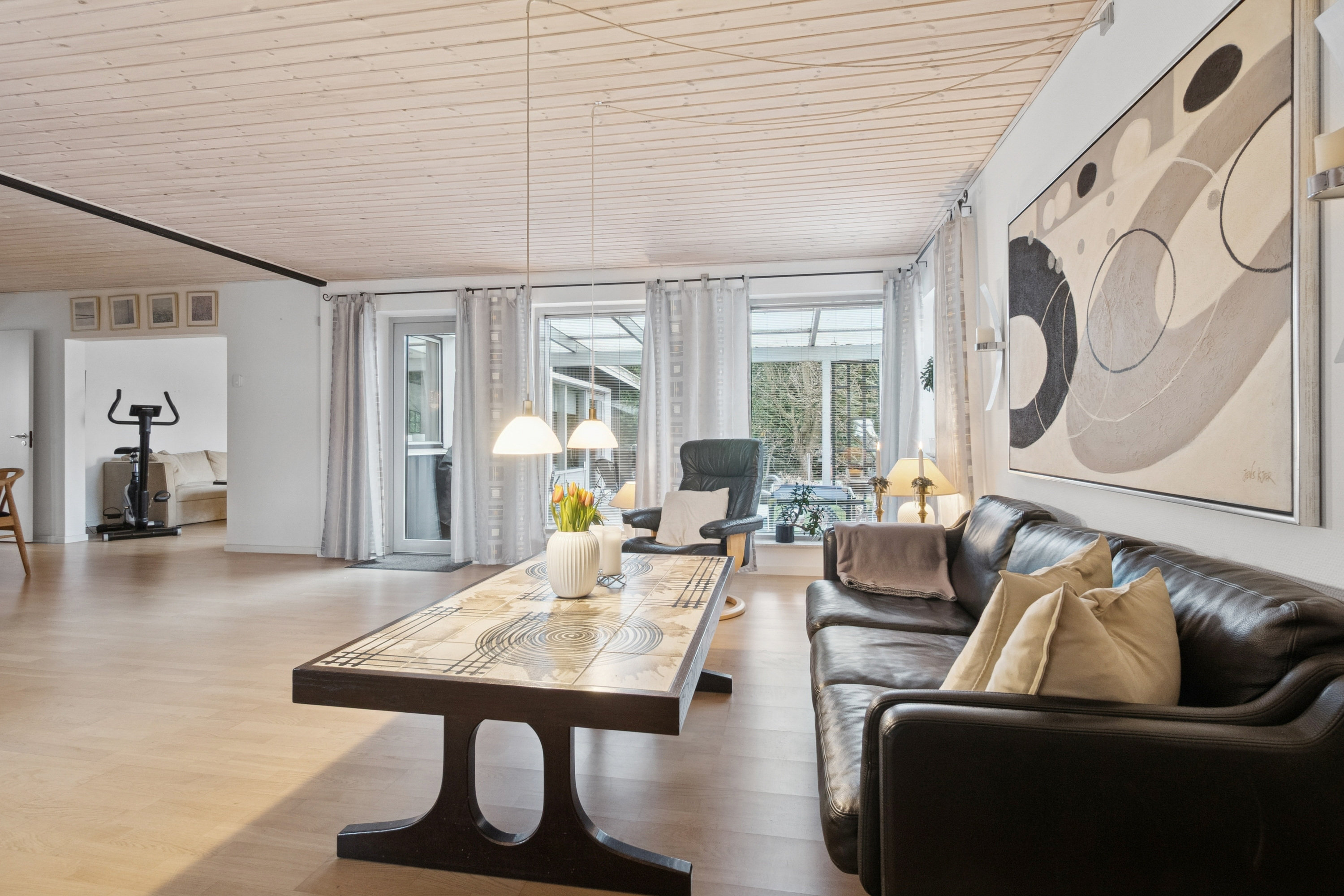 Fremhævet stue billede i fuldskærmstilstand. Billede af Liselundsvej 11, 2665 Vallensbæk Strand