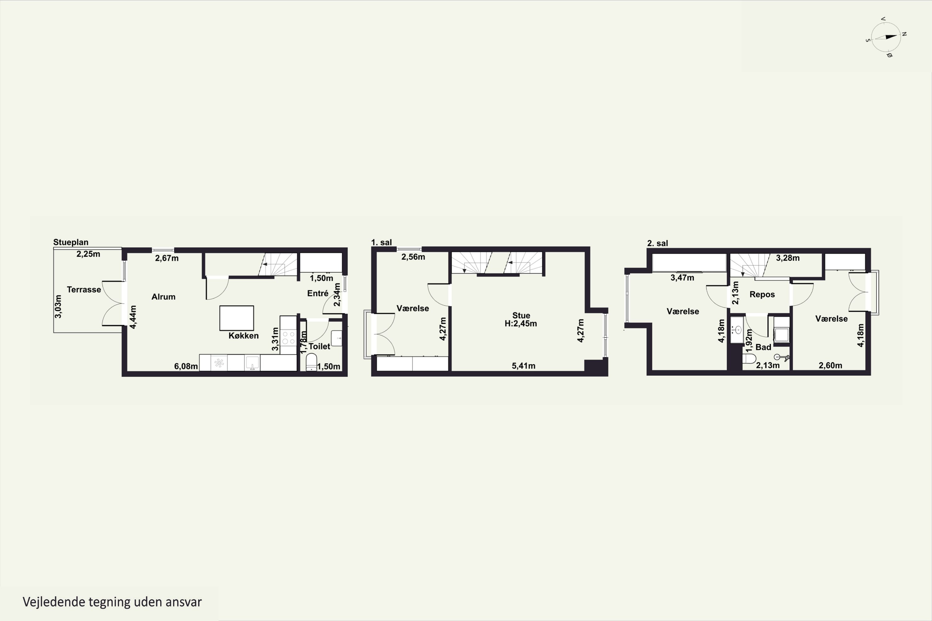 Plantegninger billede af Tom Kristensens Vej 87, 2300 København S