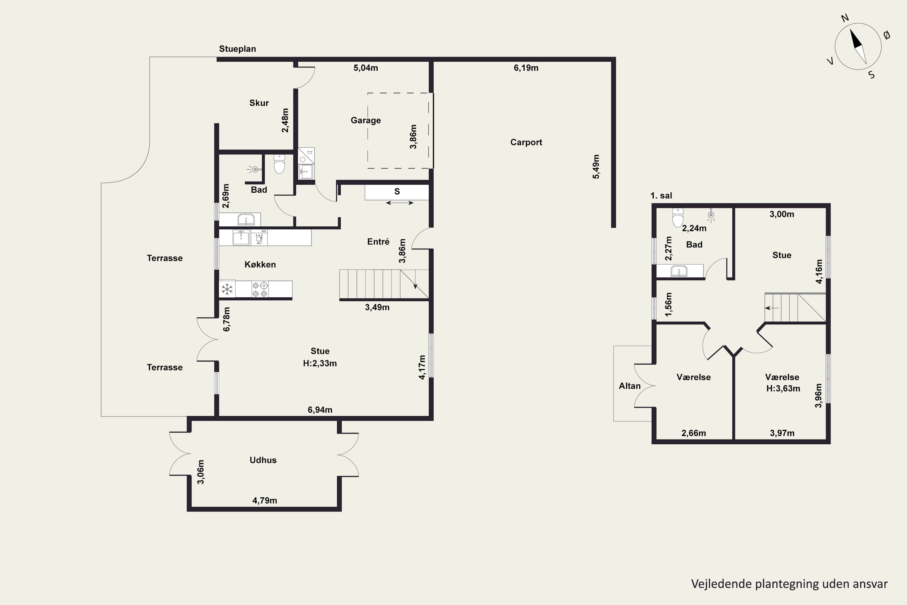 Plantegninger billede af Møllegården 5, Løgten, 8541 Skødstrup