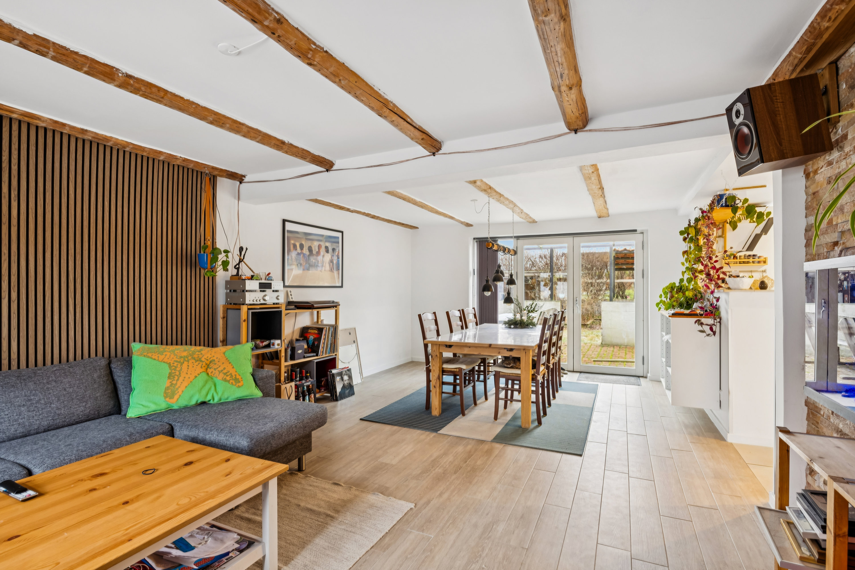 Fremhævet stue billede i fuldskærmstilstand. Billede af Møllegården 5, Løgten, 8541 Skødstrup