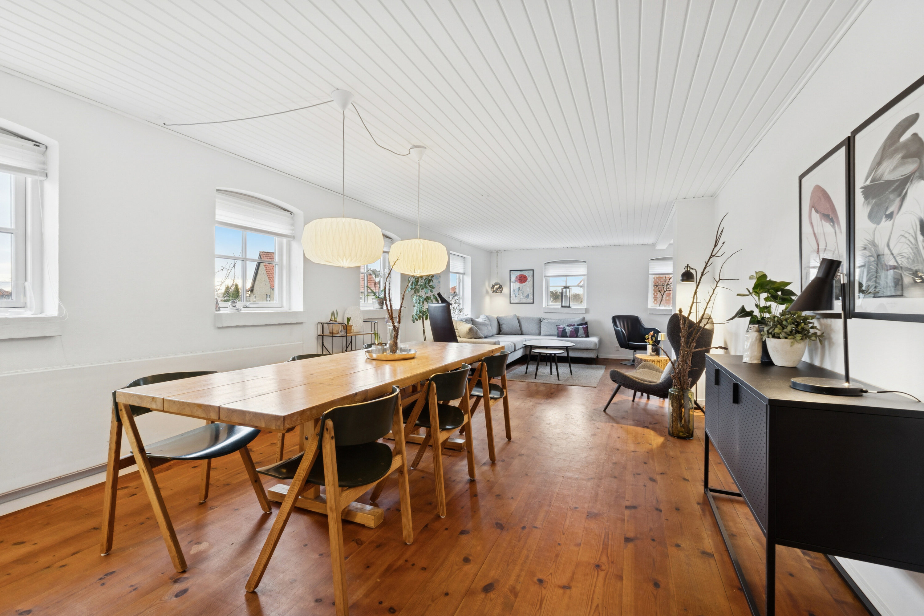 Fremhævet spisestue billede i fuldskærmstilstand. Billede af Bøgevej 10, 5800 Nyborg