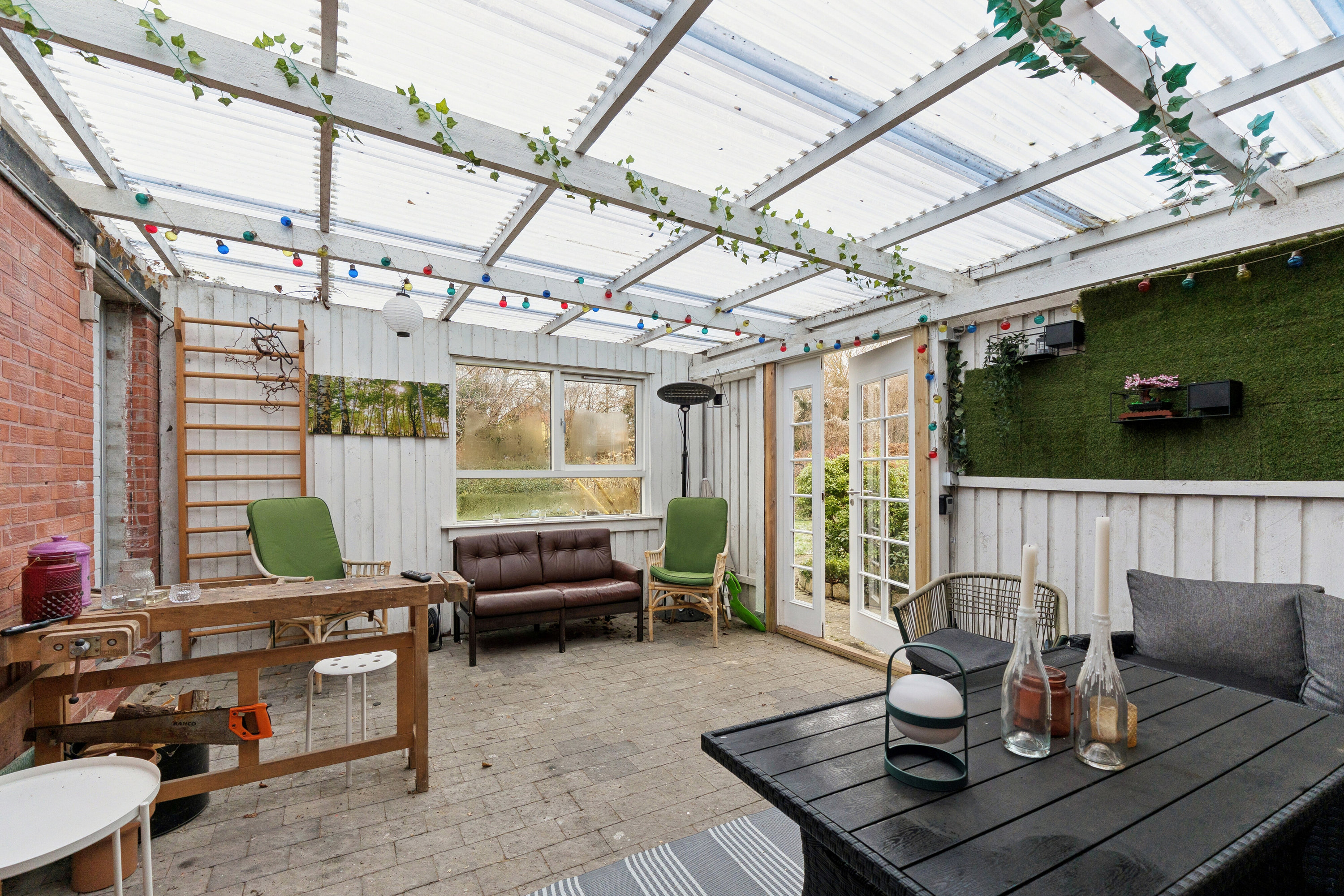 Fremhævet overdækket terrasse billede i fuldskærmstilstand. Billede af Bøgevej 10, 5800 Nyborg