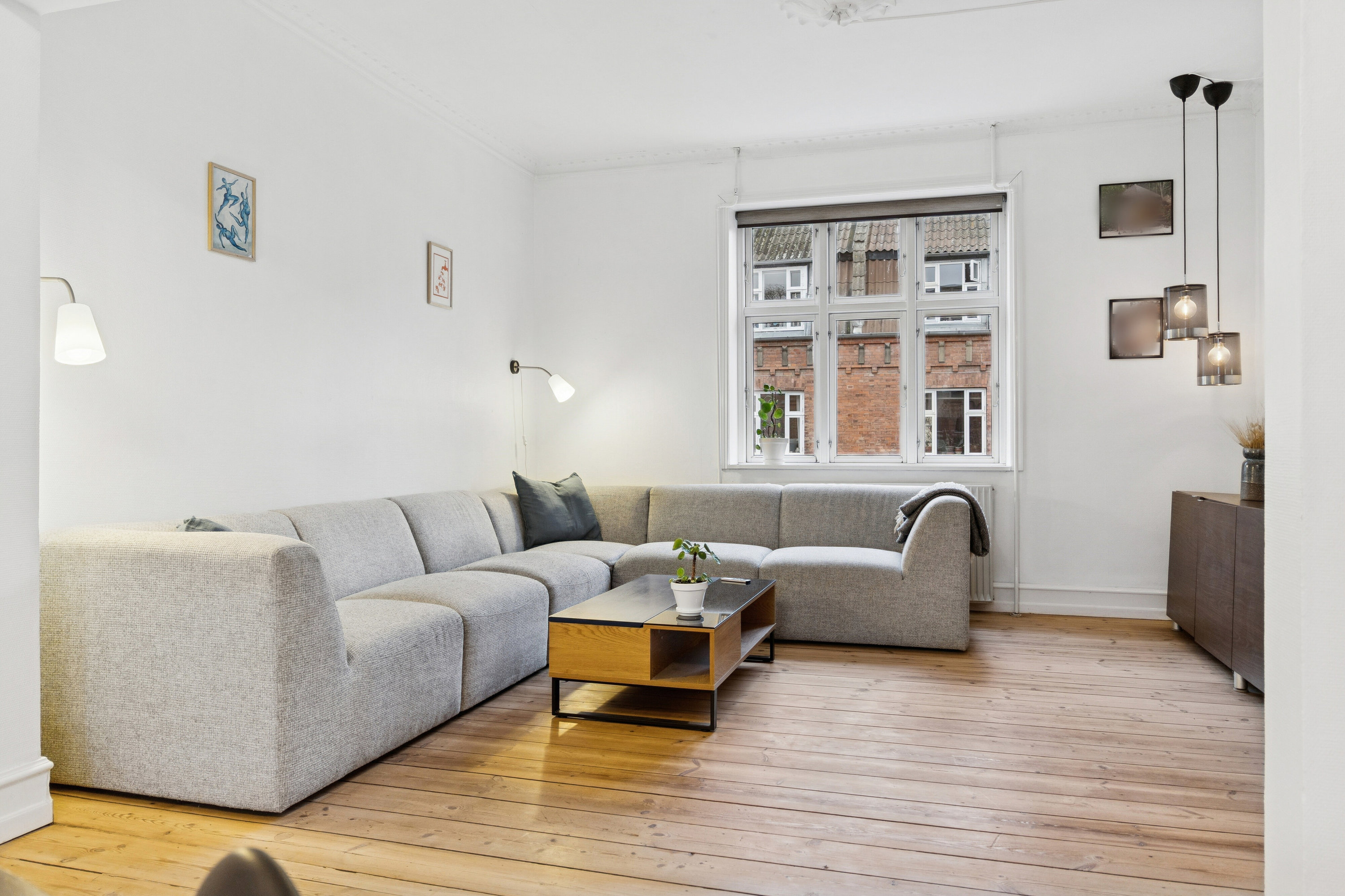 Fremhævet stue billede i fuldskærmstilstand. Billede af Skovbogade 23, 4000 Roskilde