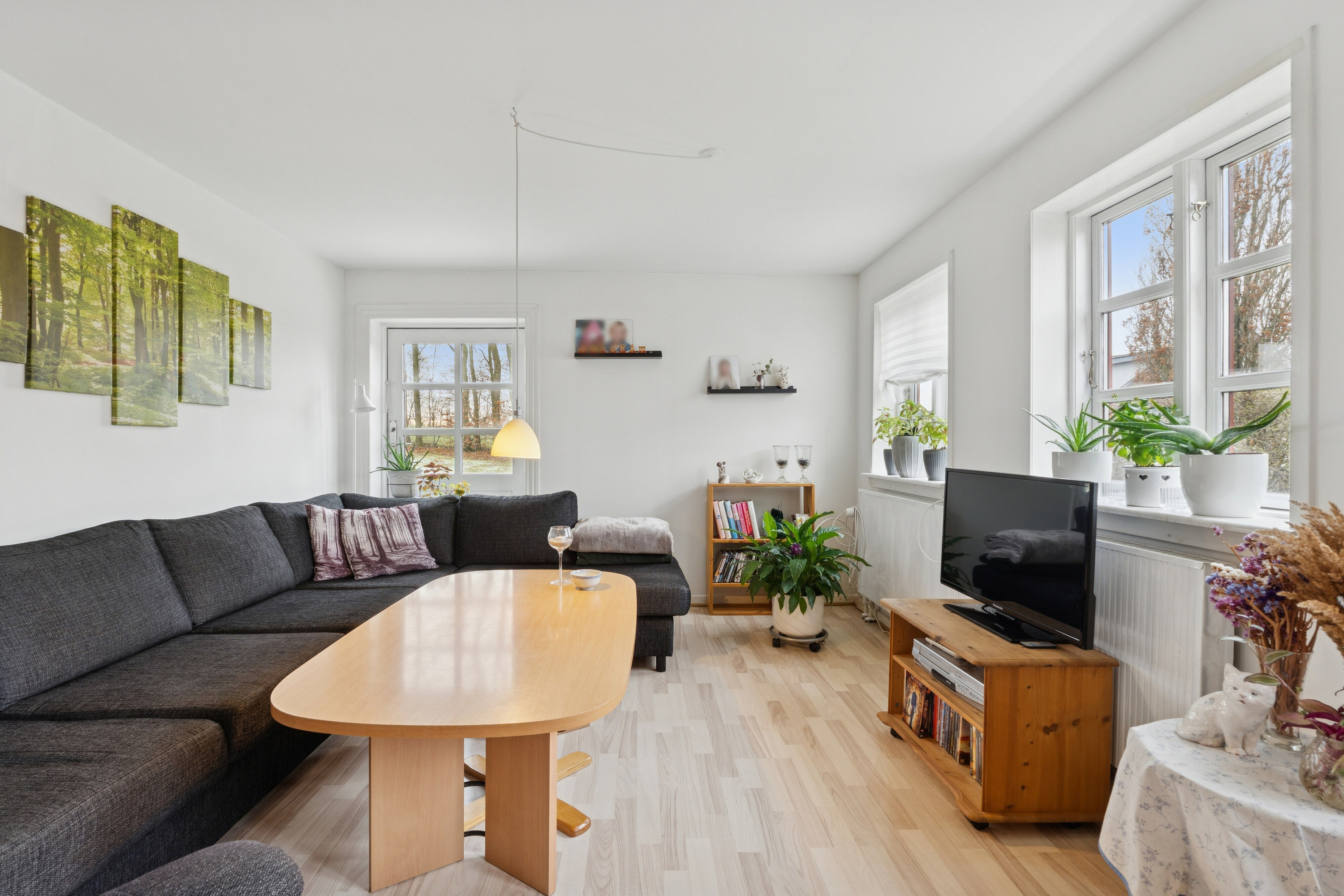 Fremhævet stue billede i fuldskærmstilstand. Billede af Sognevej 21, 5884 Gudme