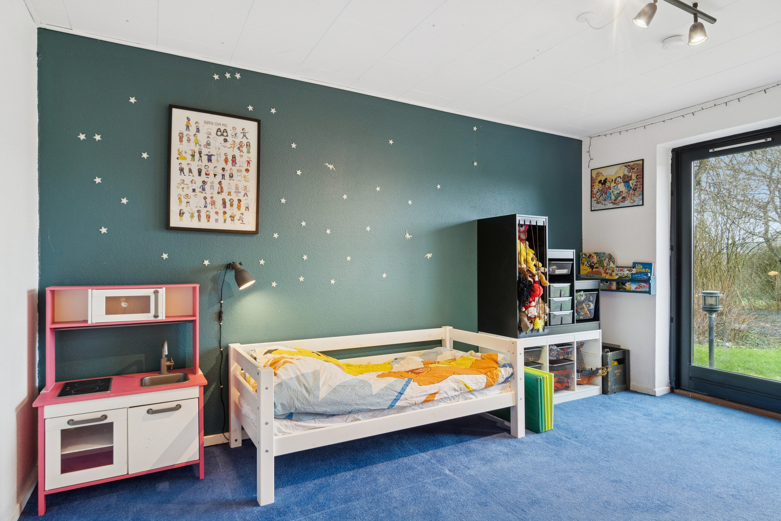 Fremhævet børneværelse billede i fuldskærmstilstand. Billede af Akacieparken 32, 7430 Ikast