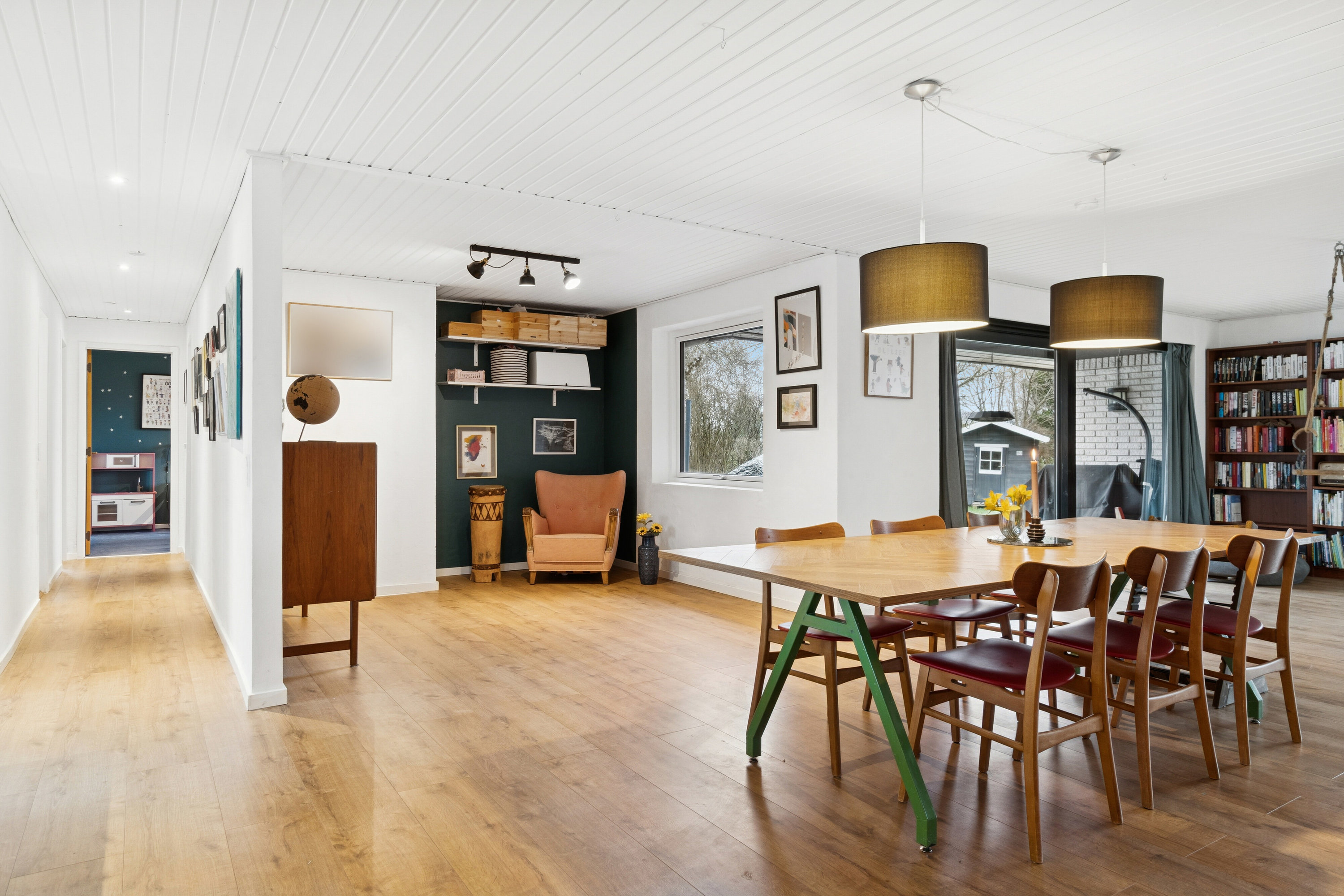 Fremhævet spisestue billede i fuldskærmstilstand. Billede af Akacieparken 32, 7430 Ikast