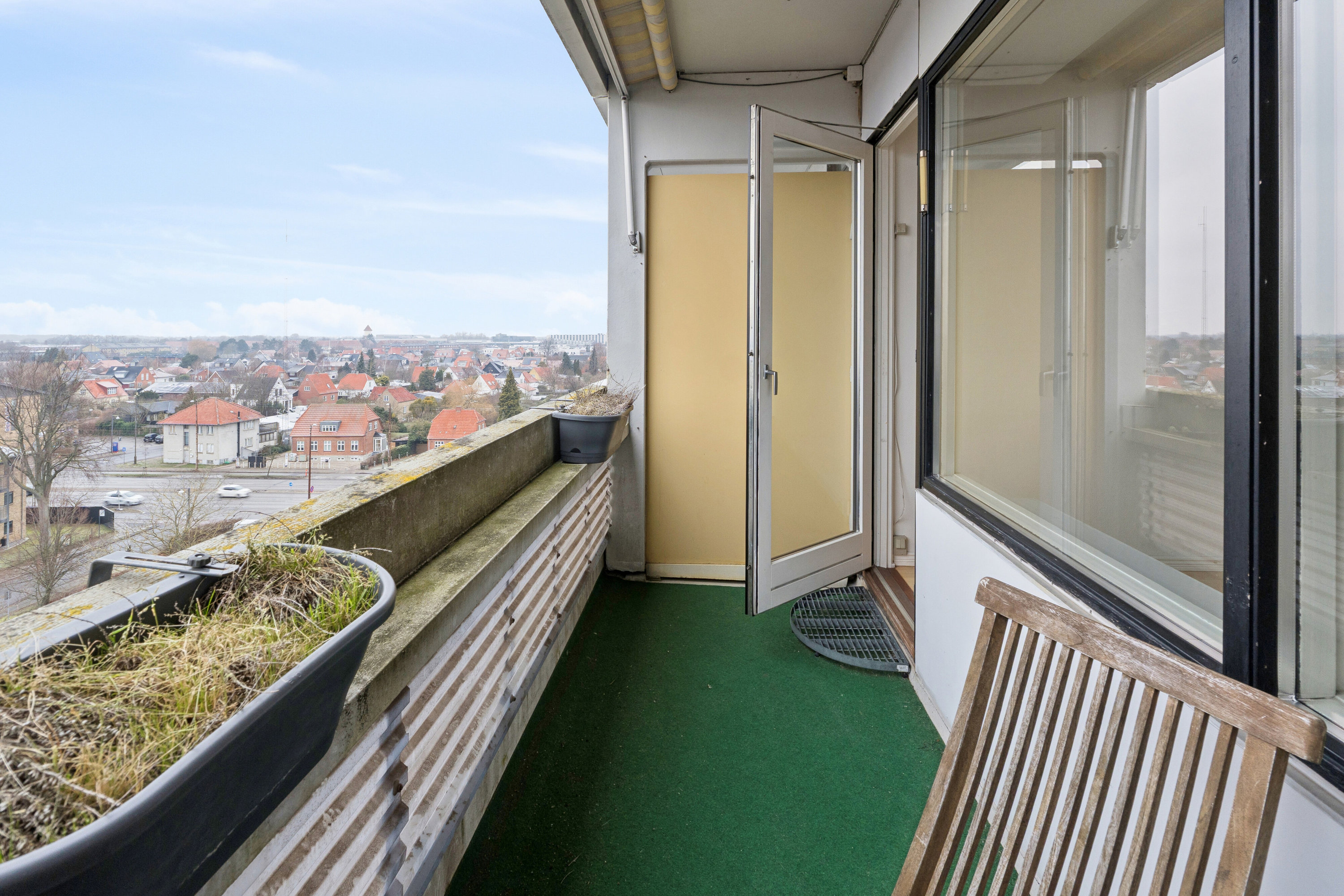 Fremhævet altan billede i fuldskærmstilstand. Billede af Agerskovvej 4M, 7., 2610 Rødovre