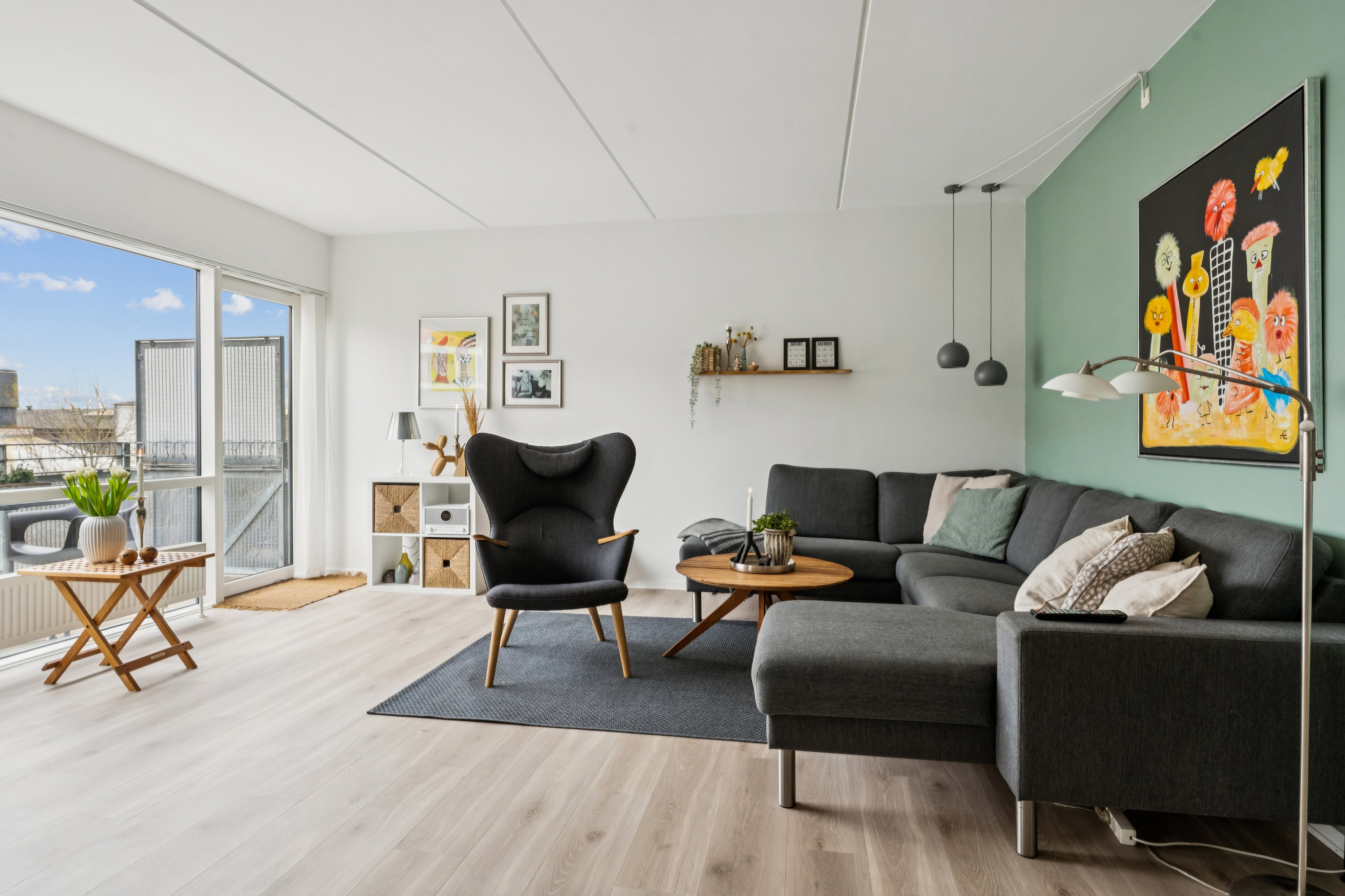 Miniaturebillede 2: stue. Billede af Henning Smiths Vej 15E, 3. 5., 9000 Aalborg