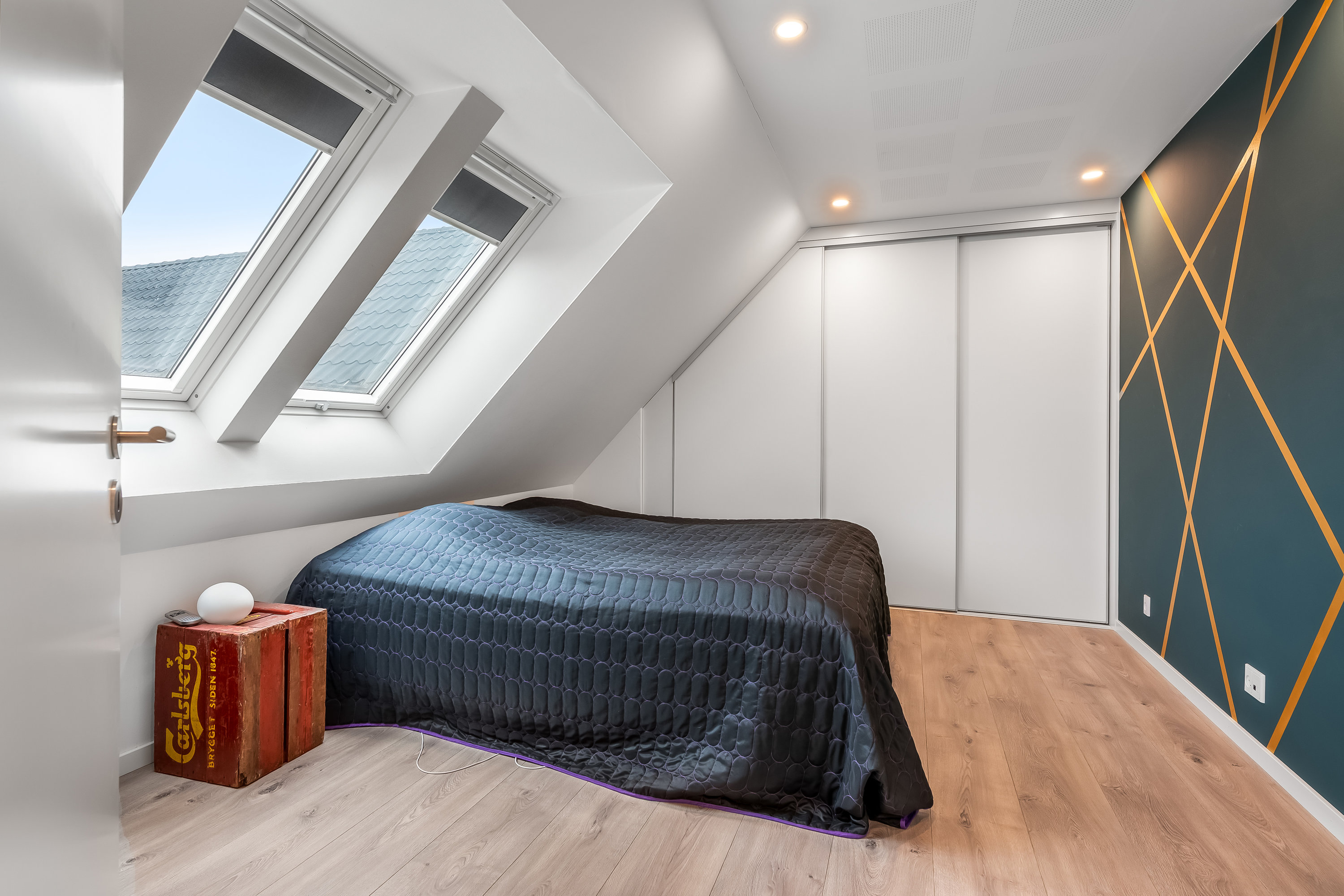 Fremhævet soveværelse billede i fuldskærmstilstand. Billede af Trabjerggårdvej 40, Gudum, 7620 Lemvig