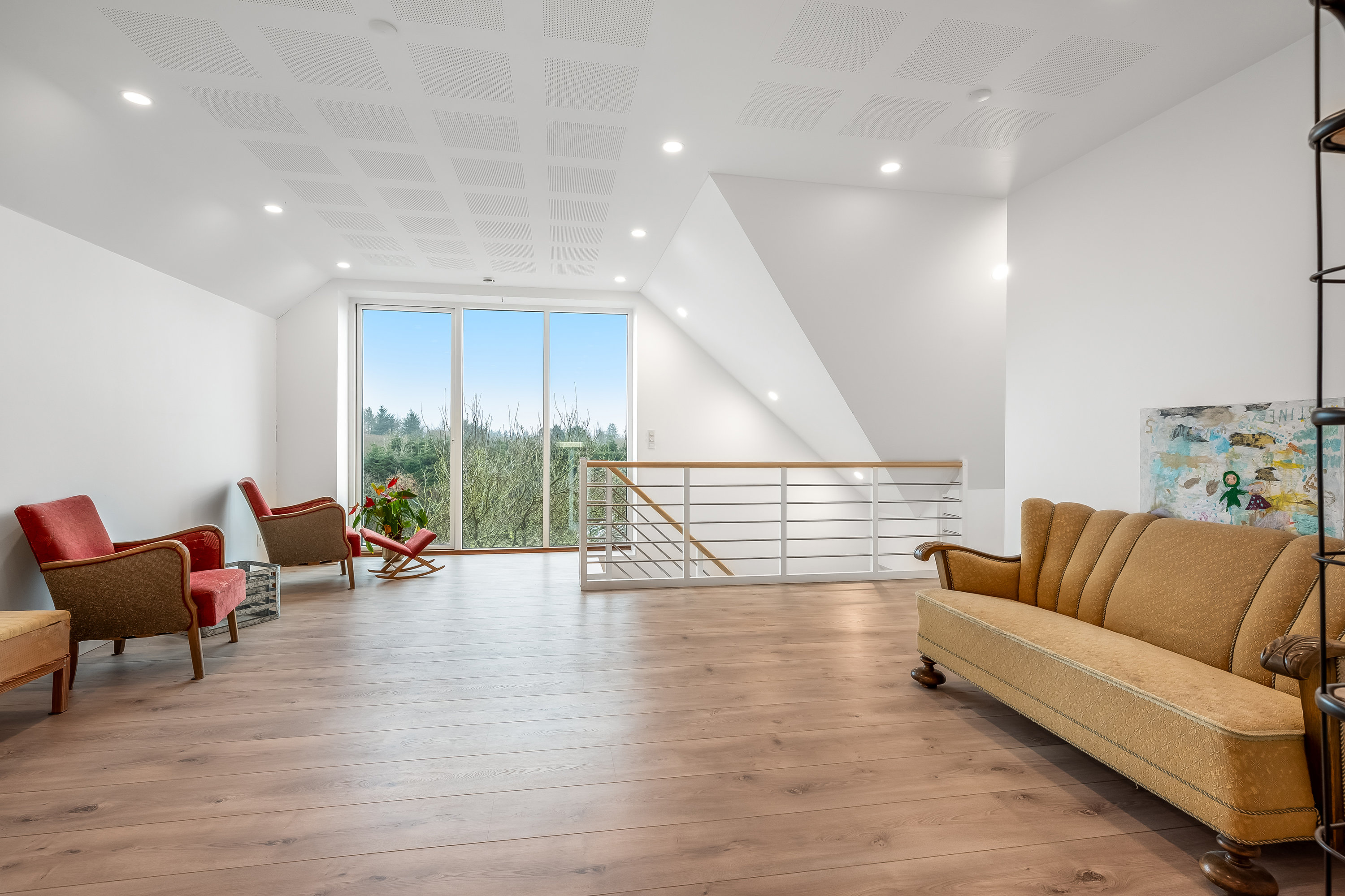 Fremhævet stue billede i fuldskærmstilstand. Billede af Trabjerggårdvej 40, Gudum, 7620 Lemvig