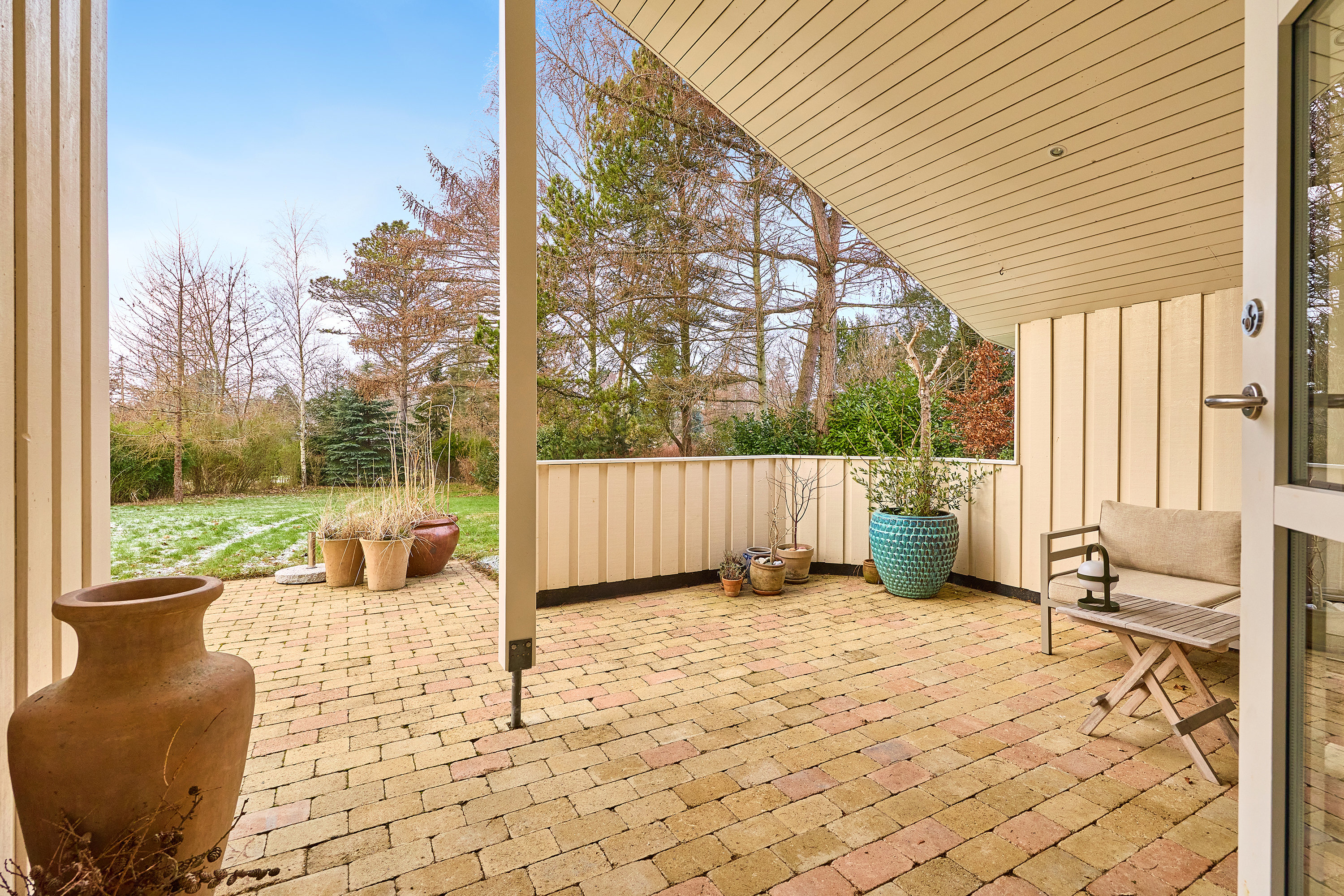 Fremhævet terrasse billede i fuldskærmstilstand. Billede af Steenleng-Åsen 2, Rågeleje, 3210 Vejby