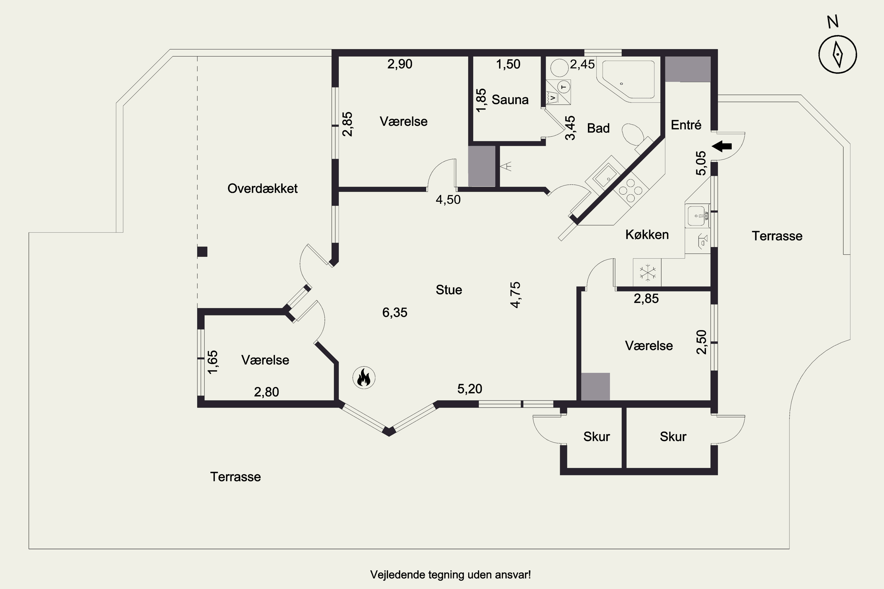 Plantegninger billede af Steenleng-Åsen 2, Rågeleje, 3210 Vejby