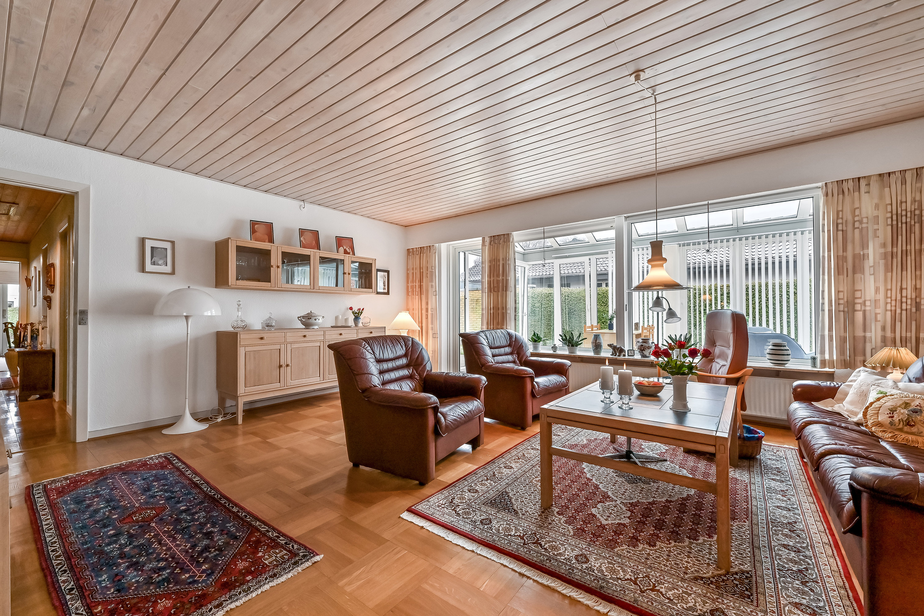 Fremhævet stue billede i fuldskærmstilstand. Billede af Benediktesvej 9, Lind, 7400 Herning