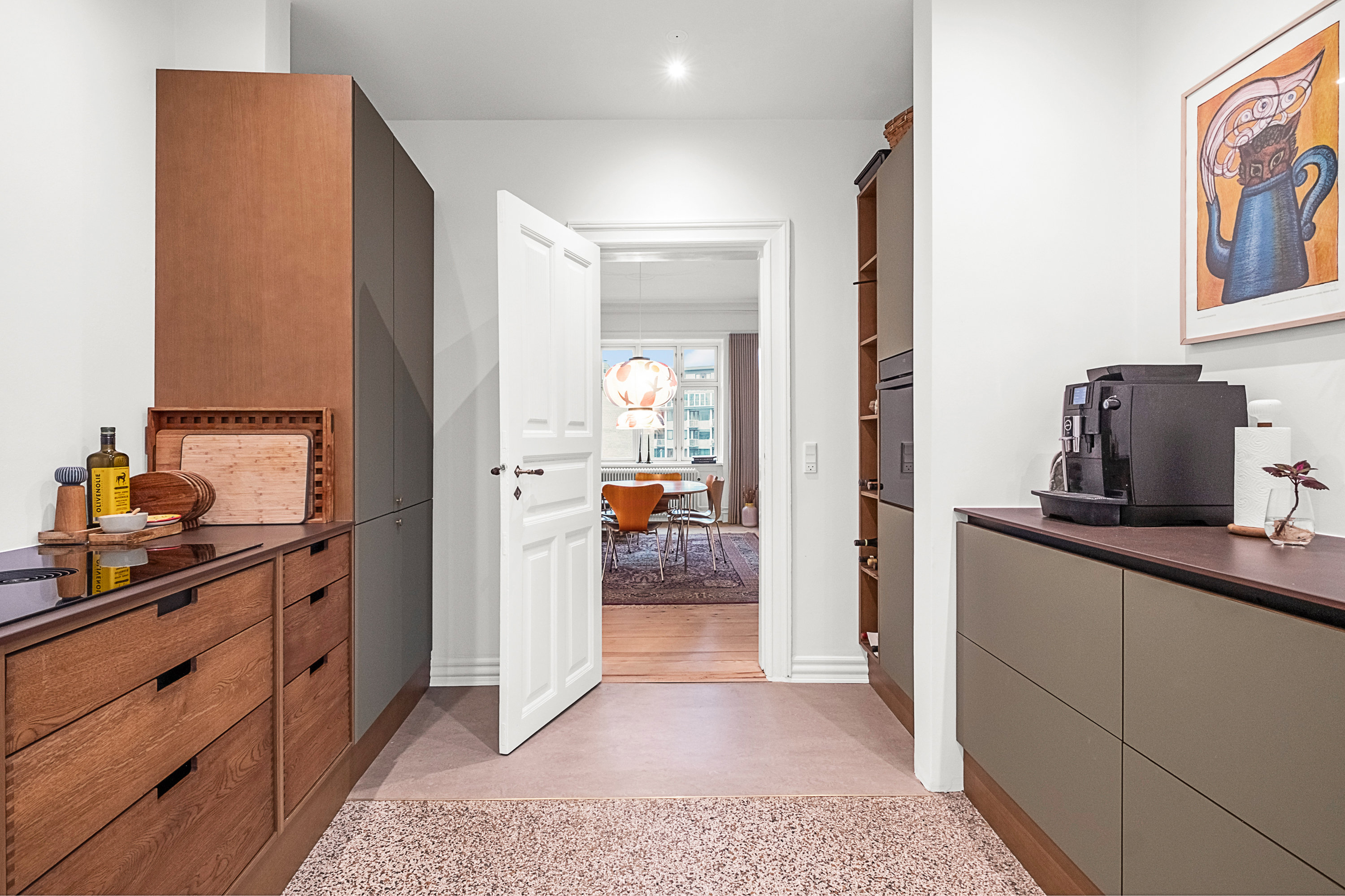 Miniaturebillede 2: køkken. Billede af Høegh-Guldbergs Gade 47, 1. th., 8000 Aarhus C