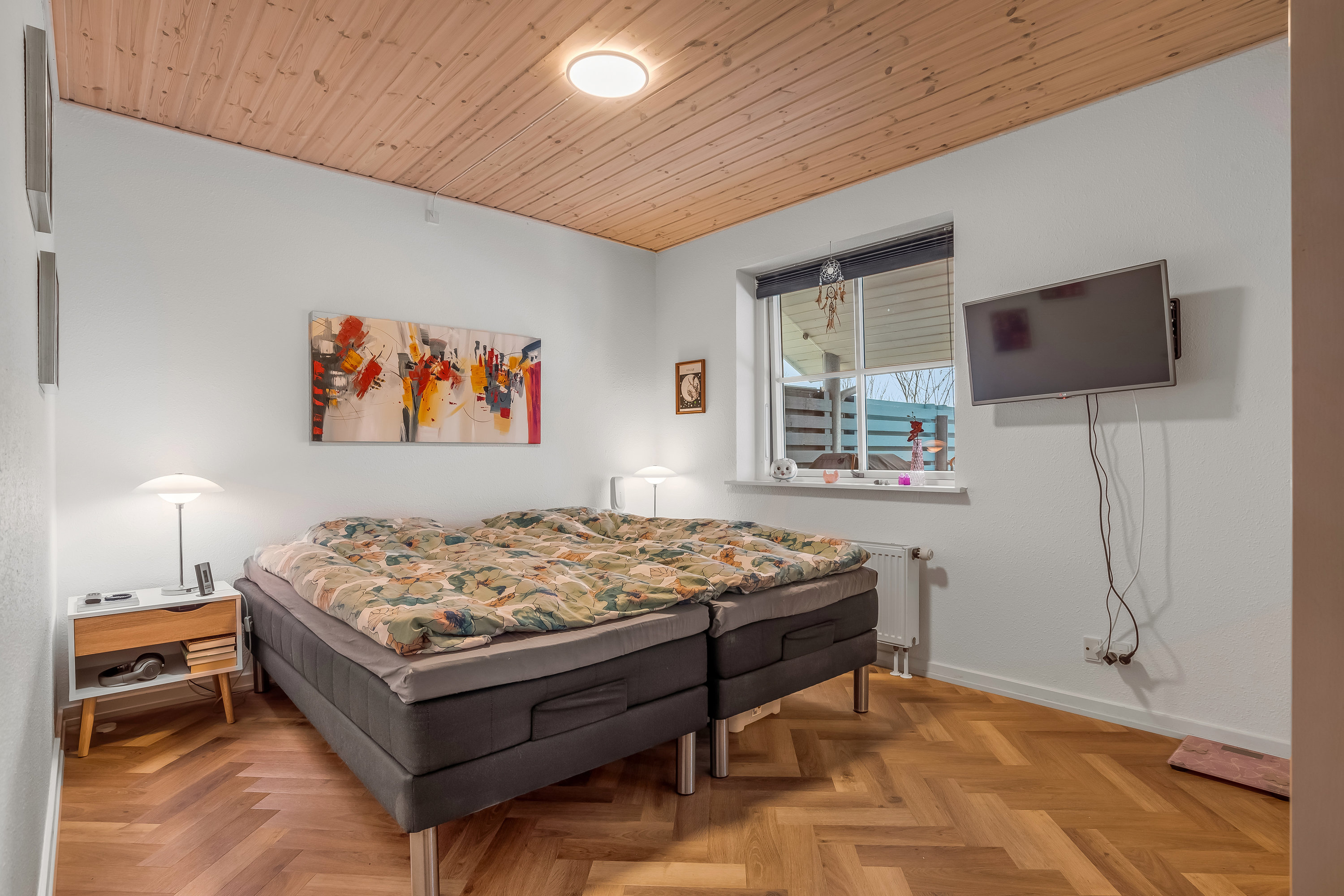 Fremhævet soveværelse billede i fuldskærmstilstand. Billede af Kongelyset 16, Mejrup, 7500 Holstebro