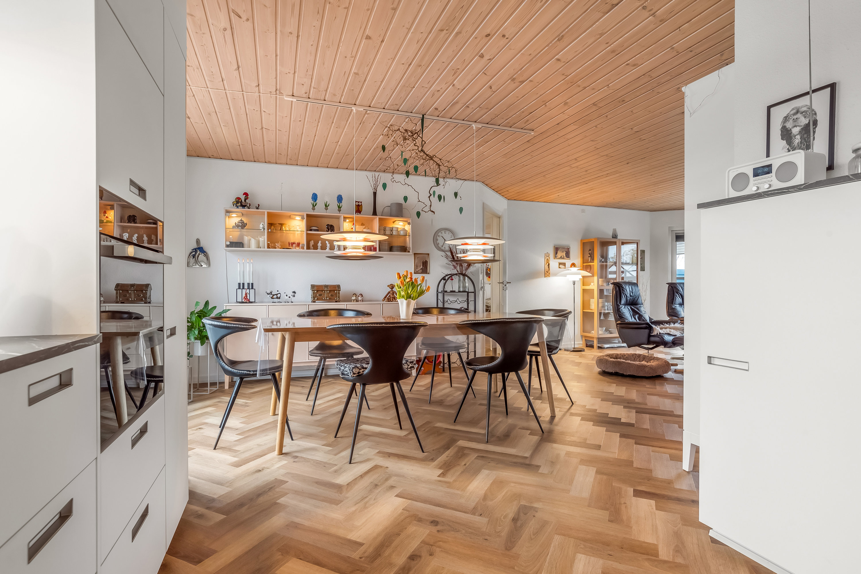 Fremhævet køkken alrum billede i fuldskærmstilstand. Billede af Kongelyset 16, Mejrup, 7500 Holstebro