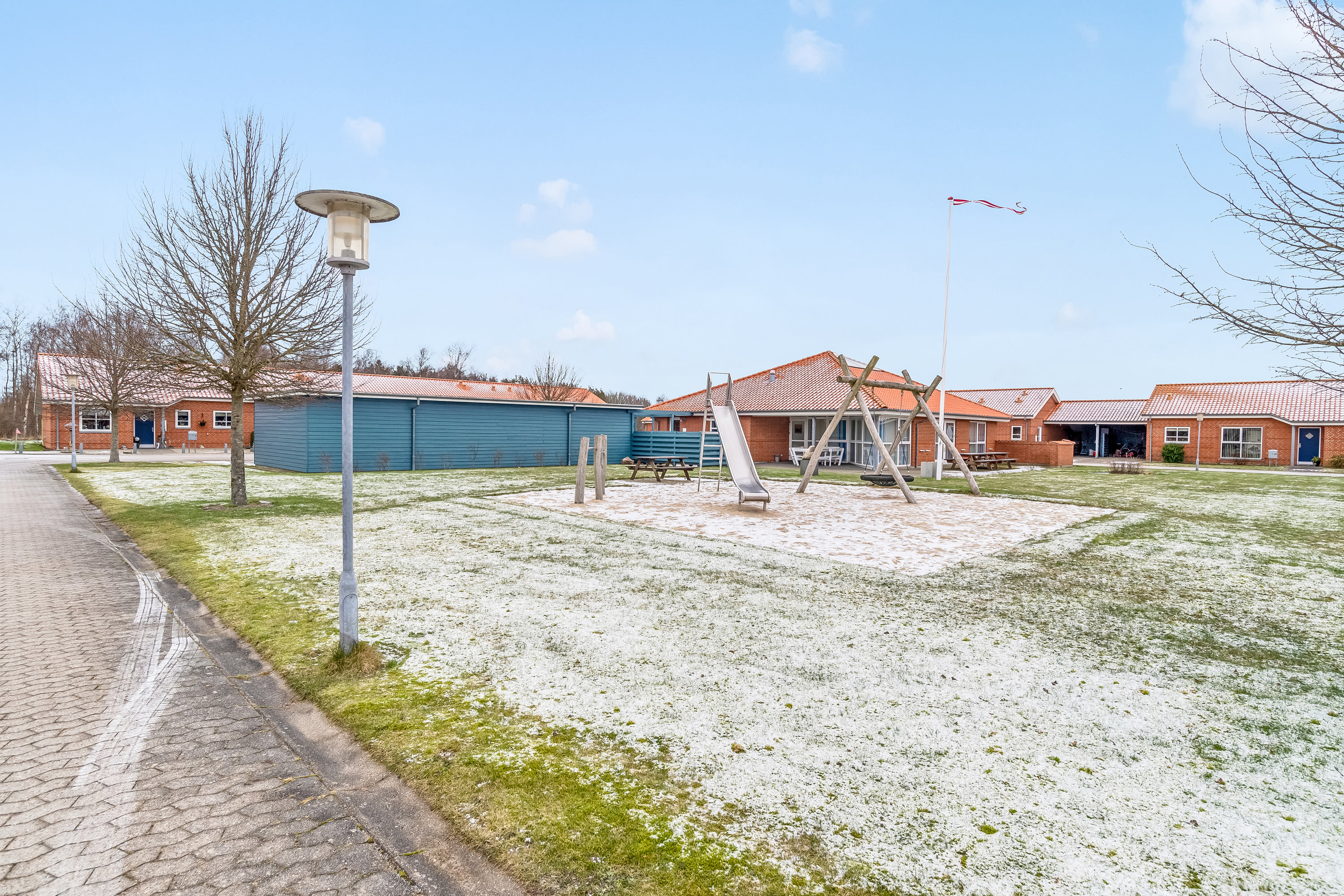 Fremhævet udenomsarealer billede i fuldskærmstilstand. Billede af Kongelyset 16, Mejrup, 7500 Holstebro