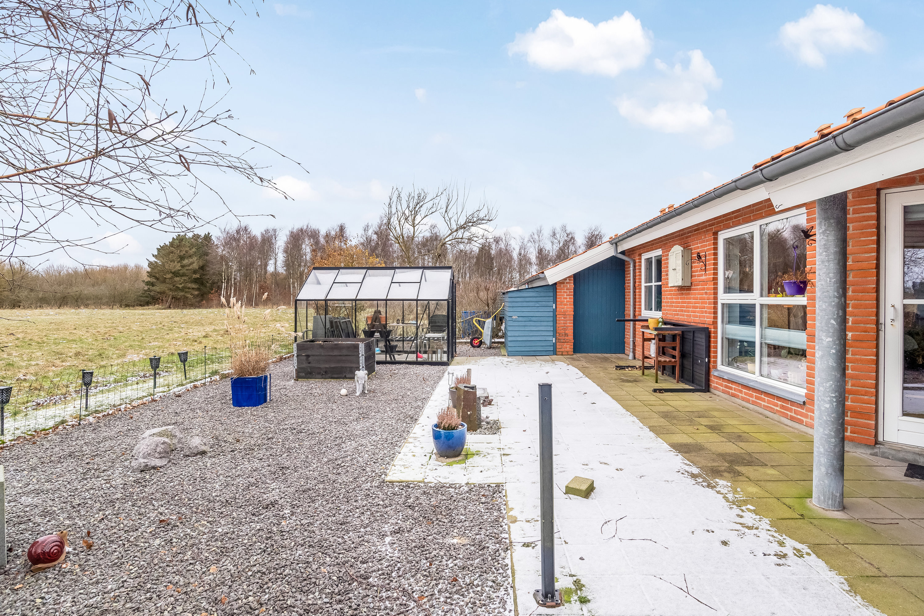 Fremhævet have billede i fuldskærmstilstand. Billede af Kongelyset 16, Mejrup, 7500 Holstebro