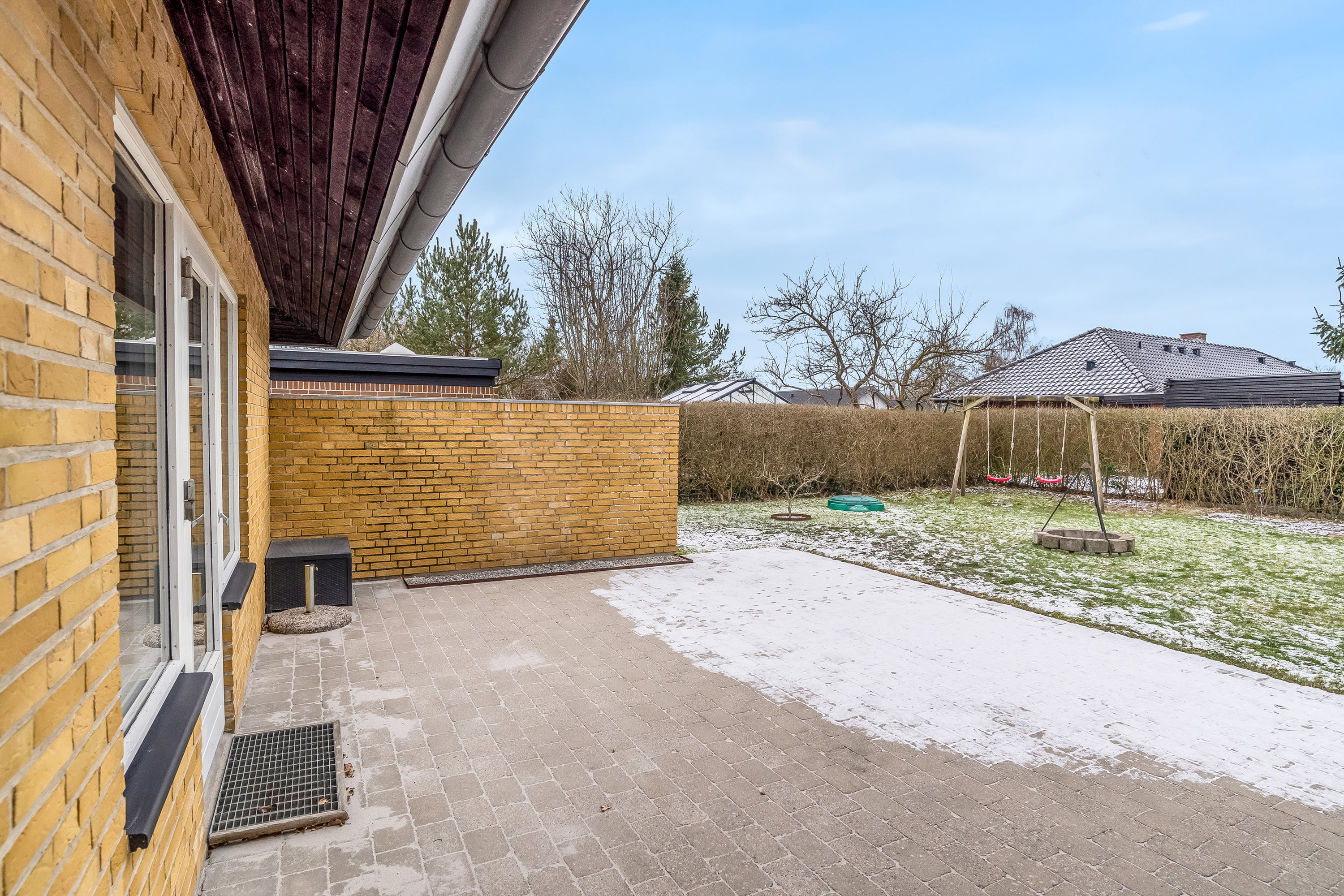 Fremhævet terrasse billede i fuldskærmstilstand. Billede af Parkvej 152, 7500 Holstebro