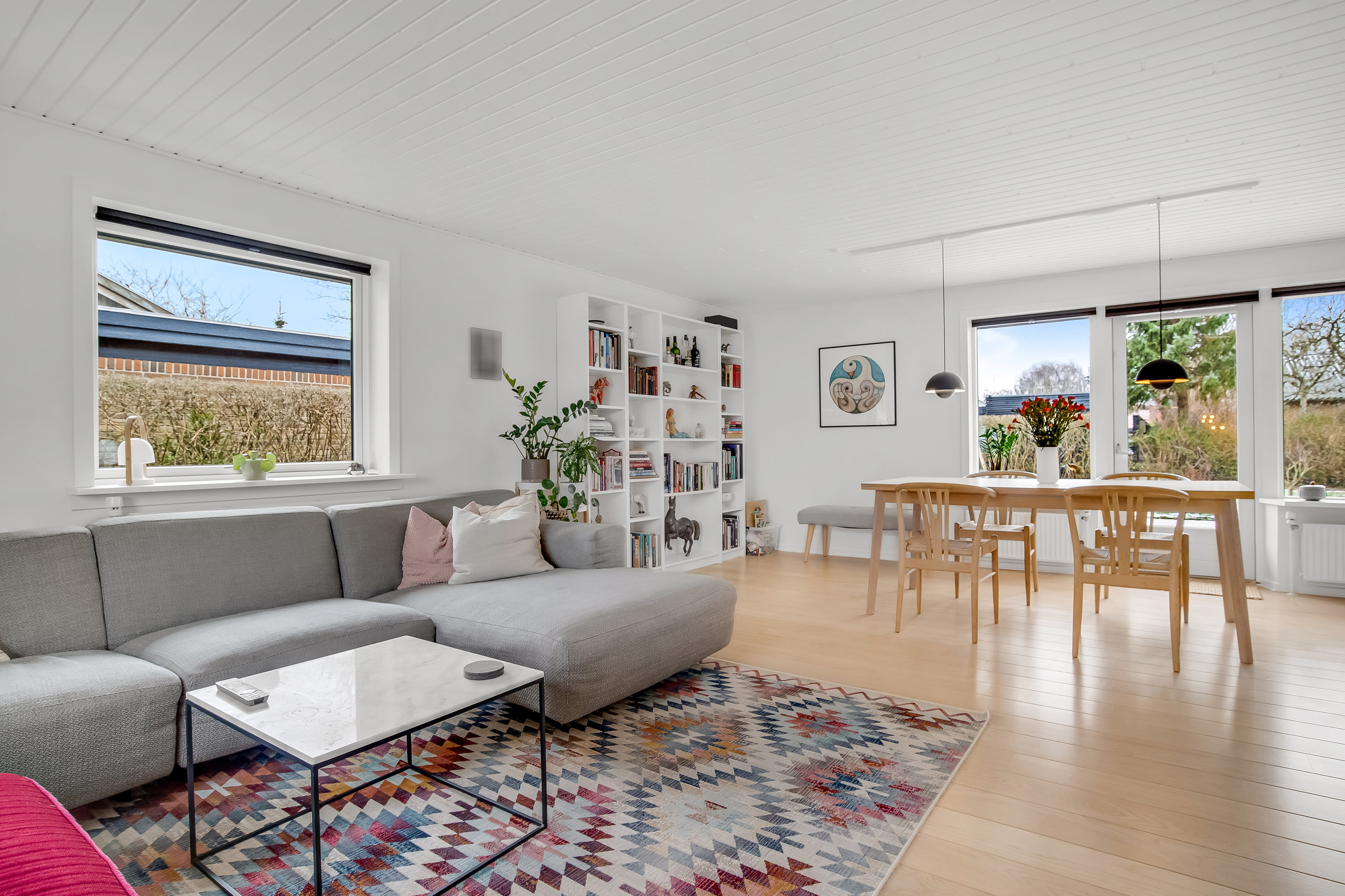 Fremhævet stue billede i fuldskærmstilstand. Billede af Parkvej 152, 7500 Holstebro