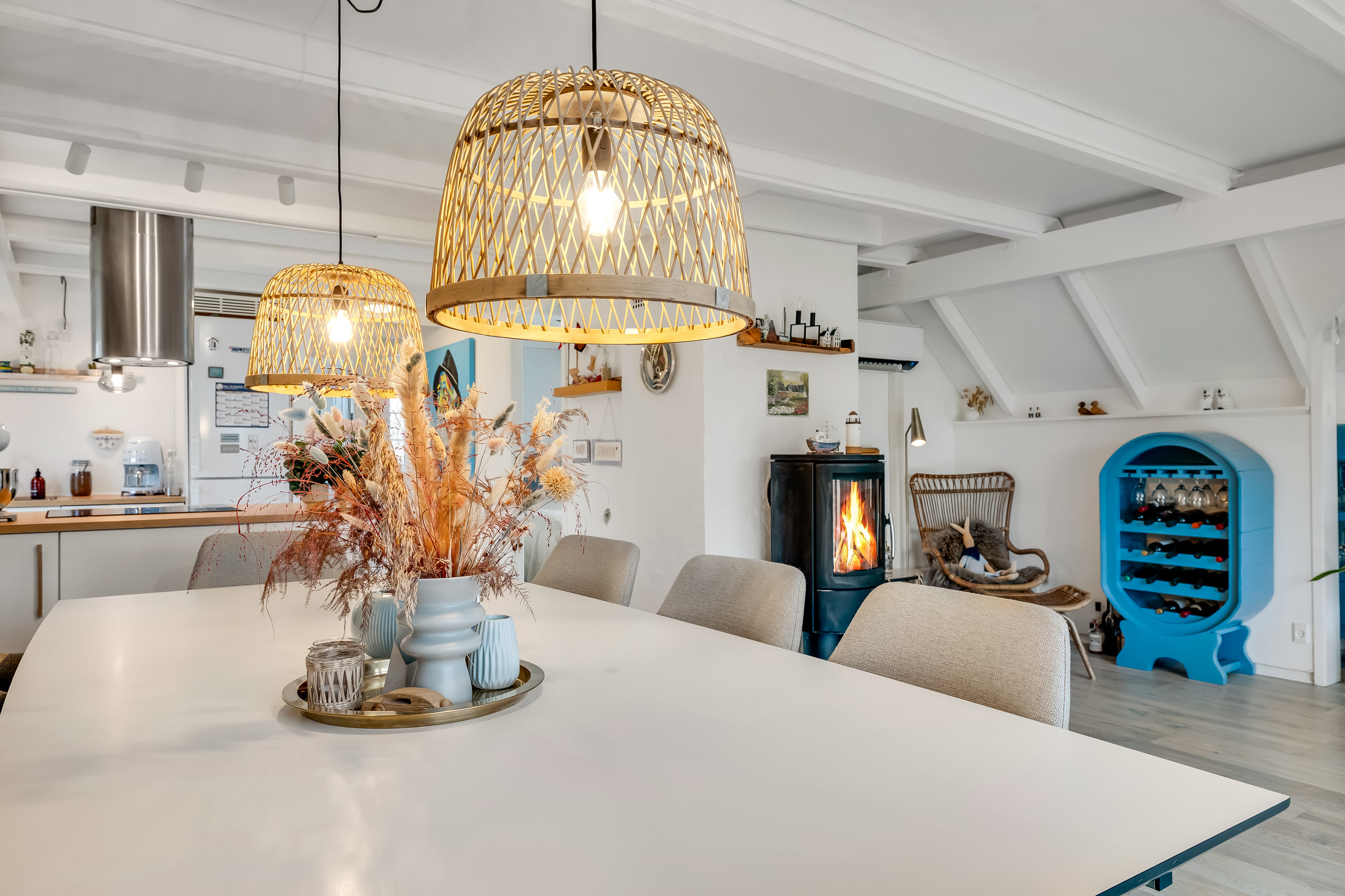 Fremhævet stue billede i fuldskærmstilstand. Billede af Duetoften 19, Rindby Strand, 6720 Fanø