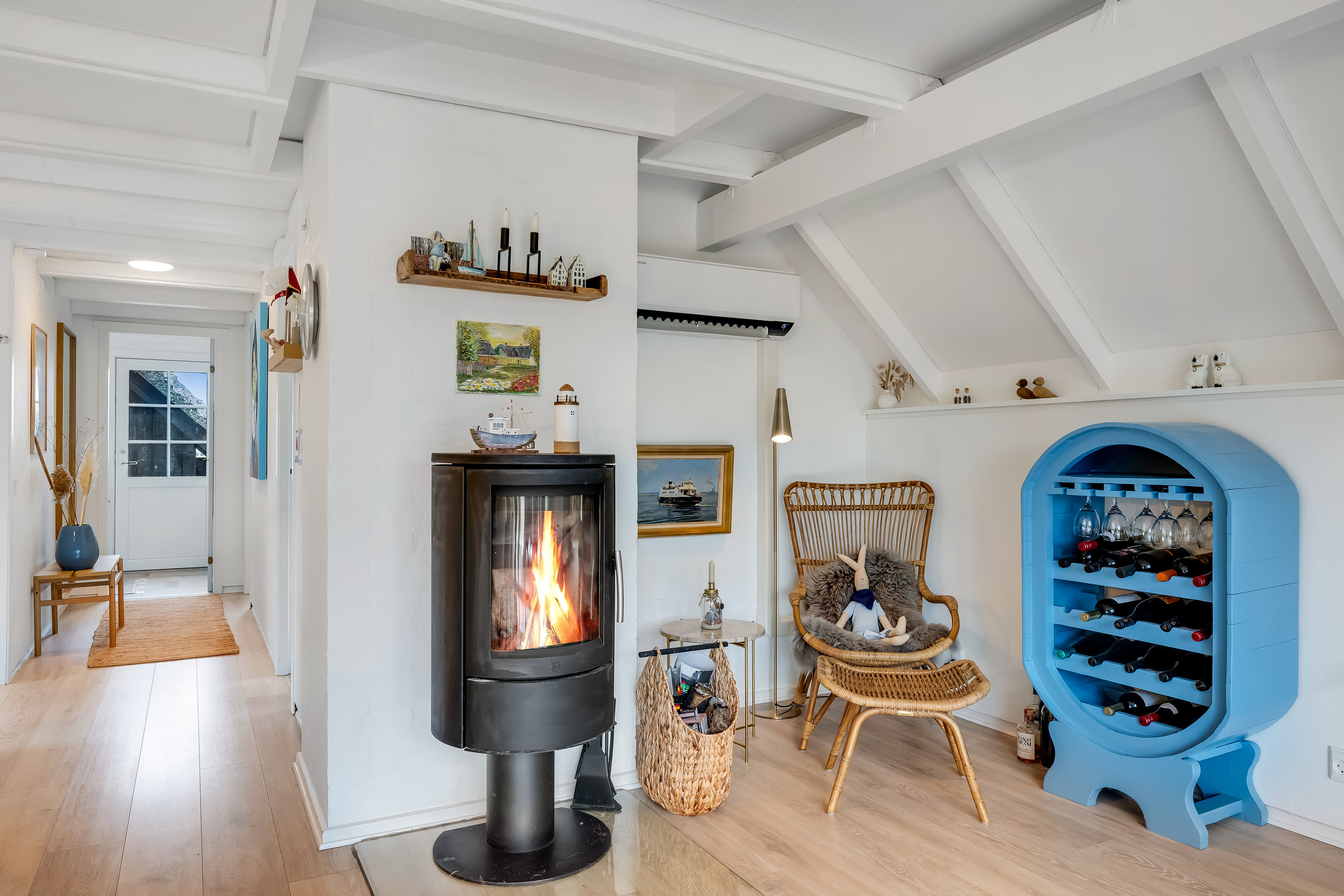 Fremhævet stue billede i fuldskærmstilstand. Billede af Duetoften 19, Rindby Strand, 6720 Fanø