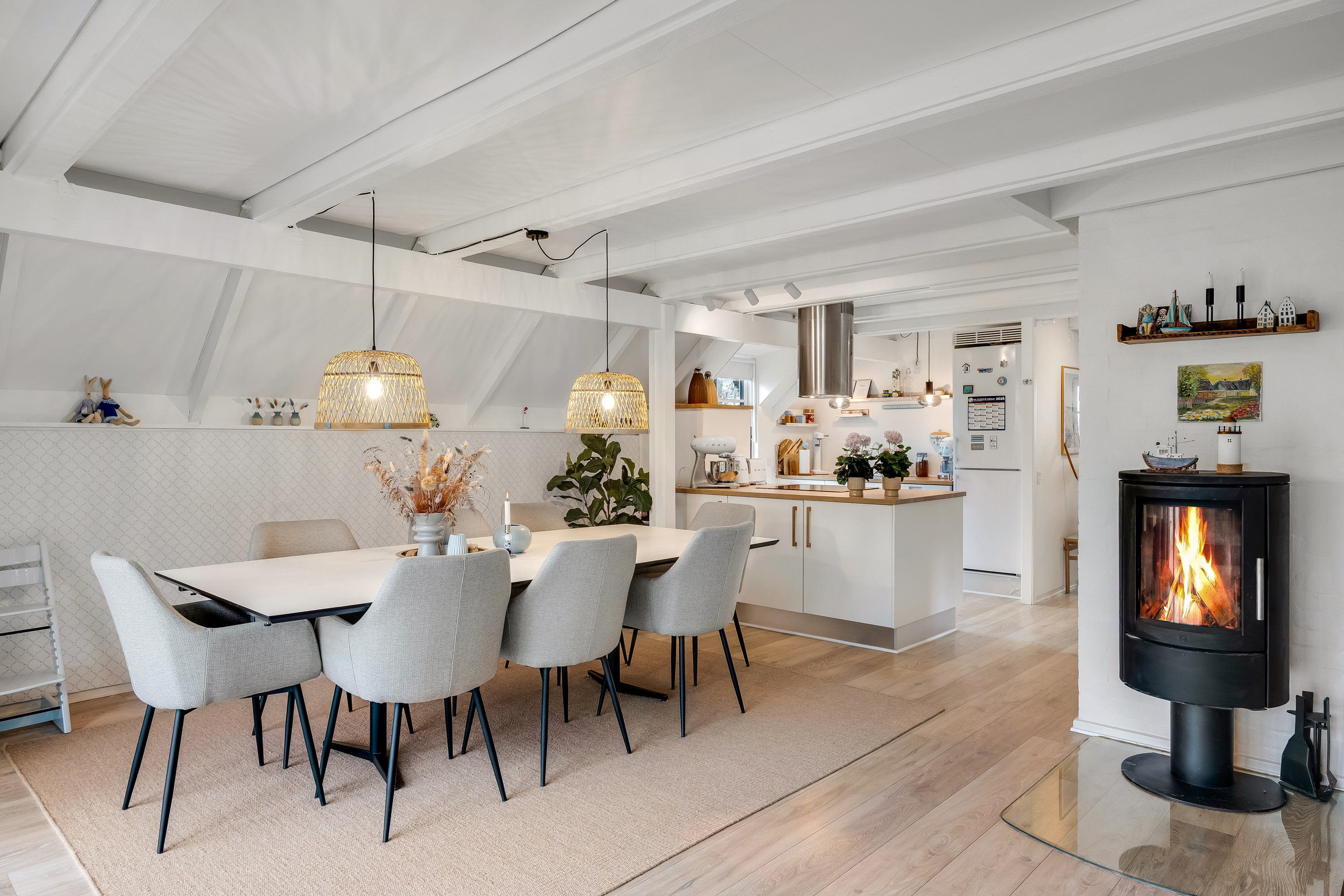 Fremhævet køkken billede i fuldskærmstilstand. Billede af Duetoften 19, Rindby Strand, 6720 Fanø