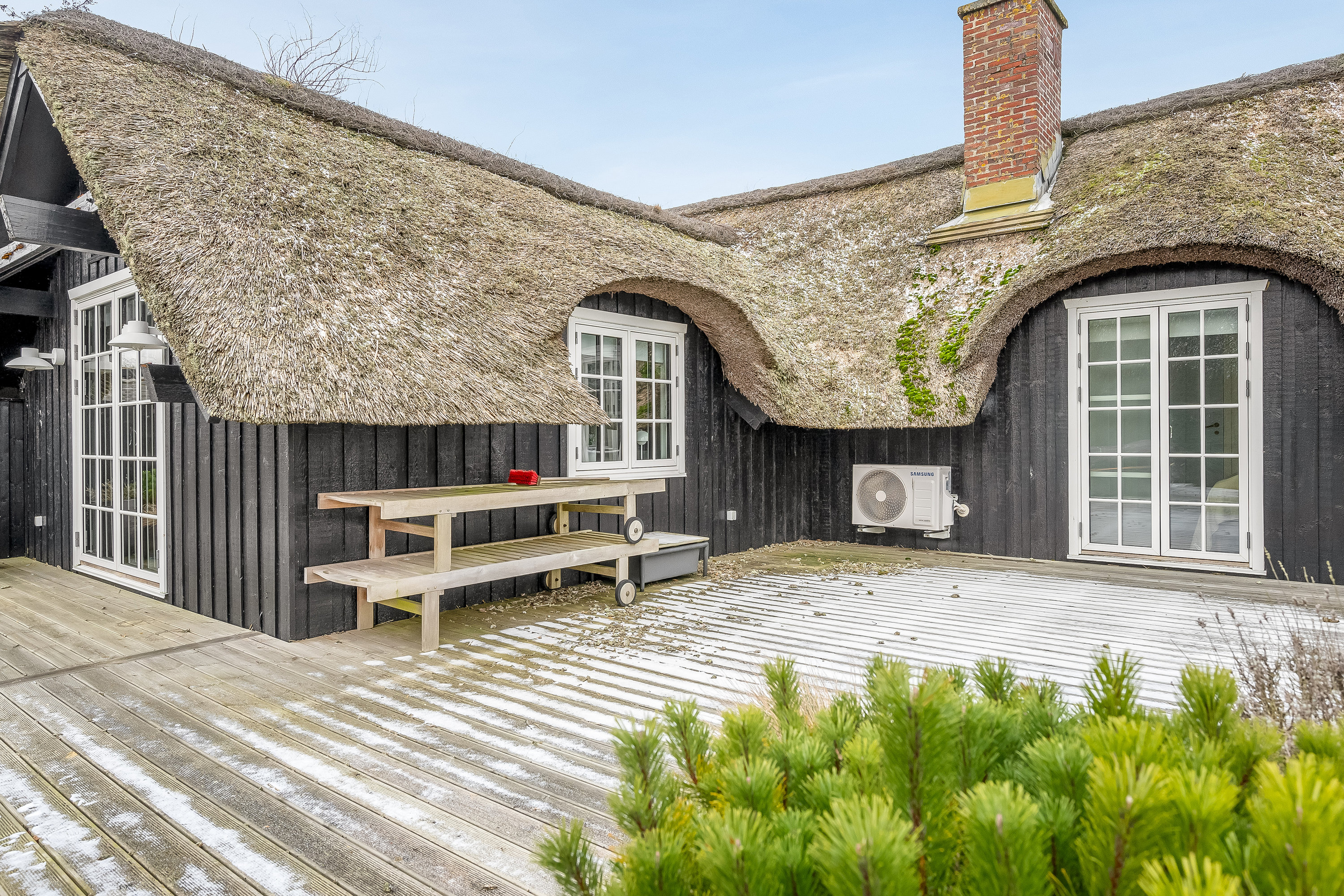 Fremhævet facade billede i fuldskærmstilstand. Billede af Duetoften 19, Rindby Strand, 6720 Fanø