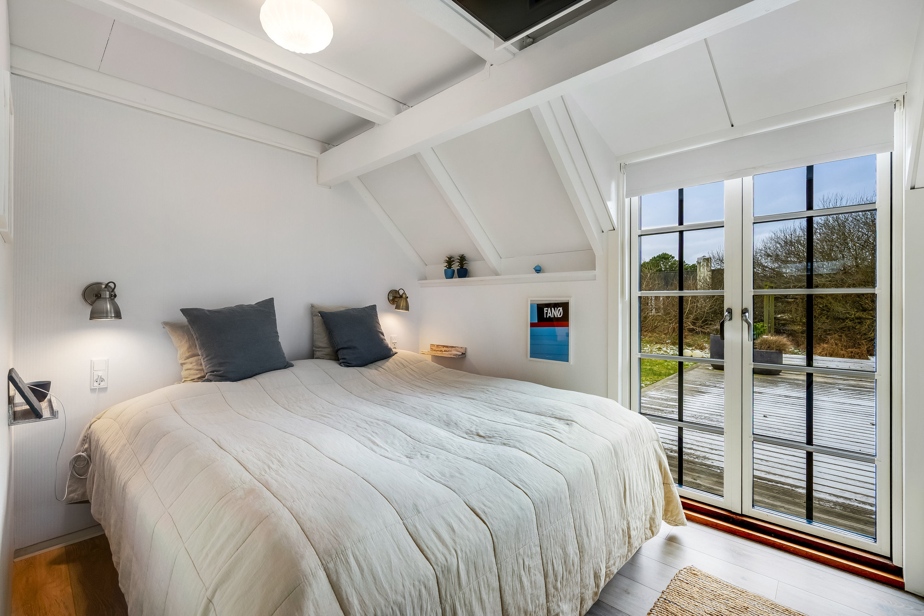 Fremhævet soveværelse billede i fuldskærmstilstand. Billede af Duetoften 19, Rindby Strand, 6720 Fanø