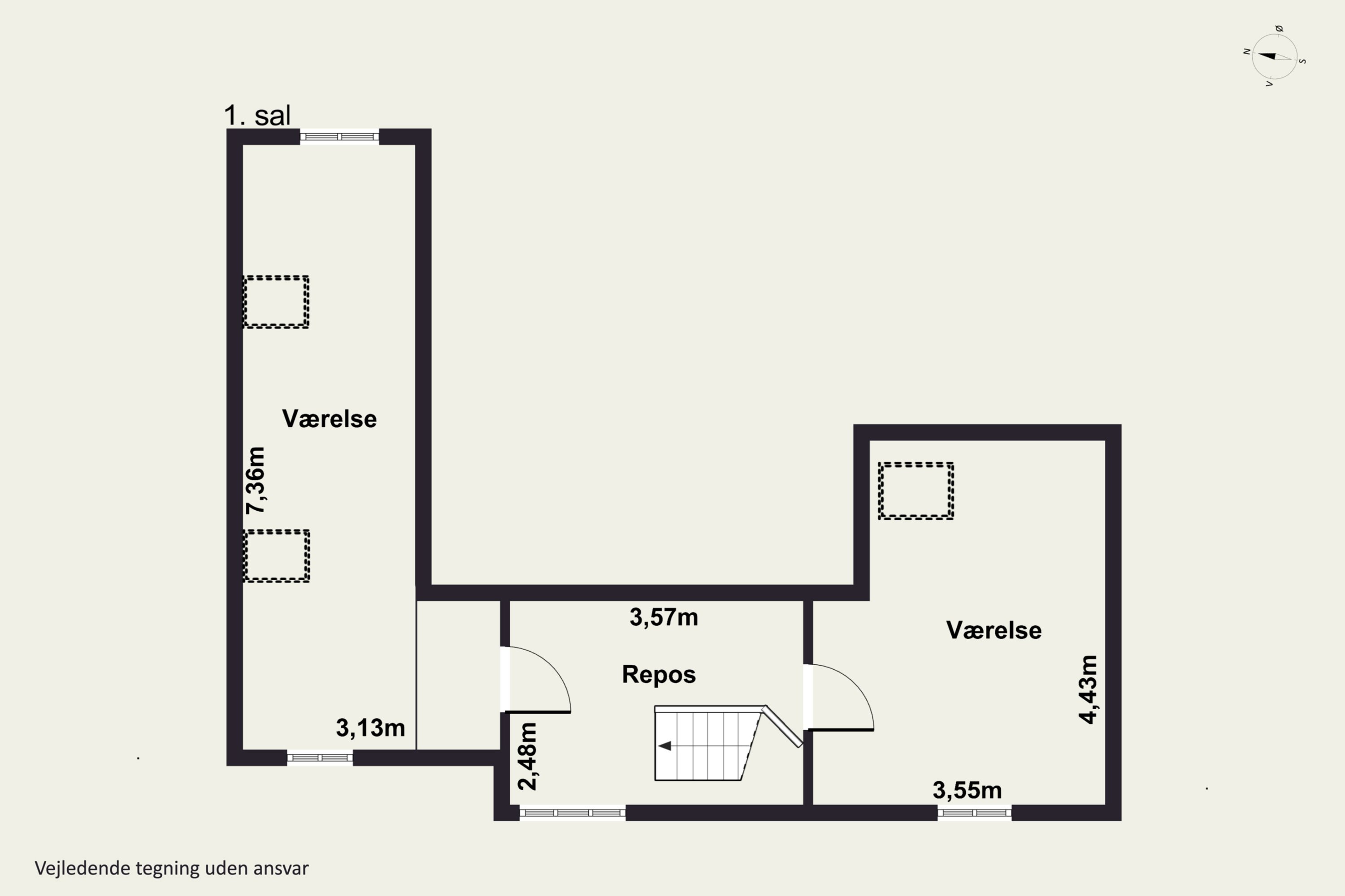 Plantegninger billede af Malmose 11, Kissendrup, 5540 Ullerslev