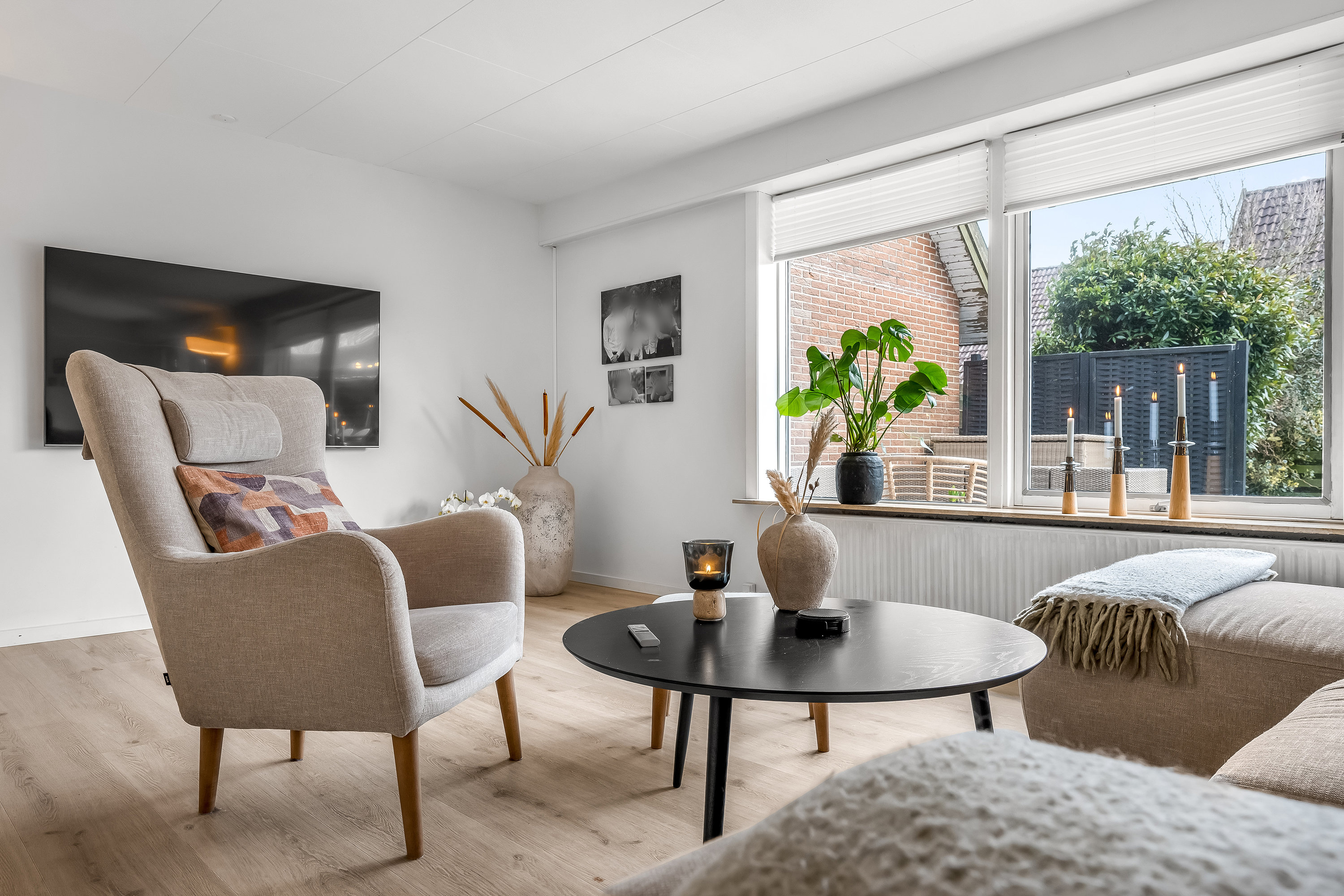 Fremhævet stue billede i fuldskærmstilstand. Billede af Kløverengen 5, Nordby, 6720 Fanø