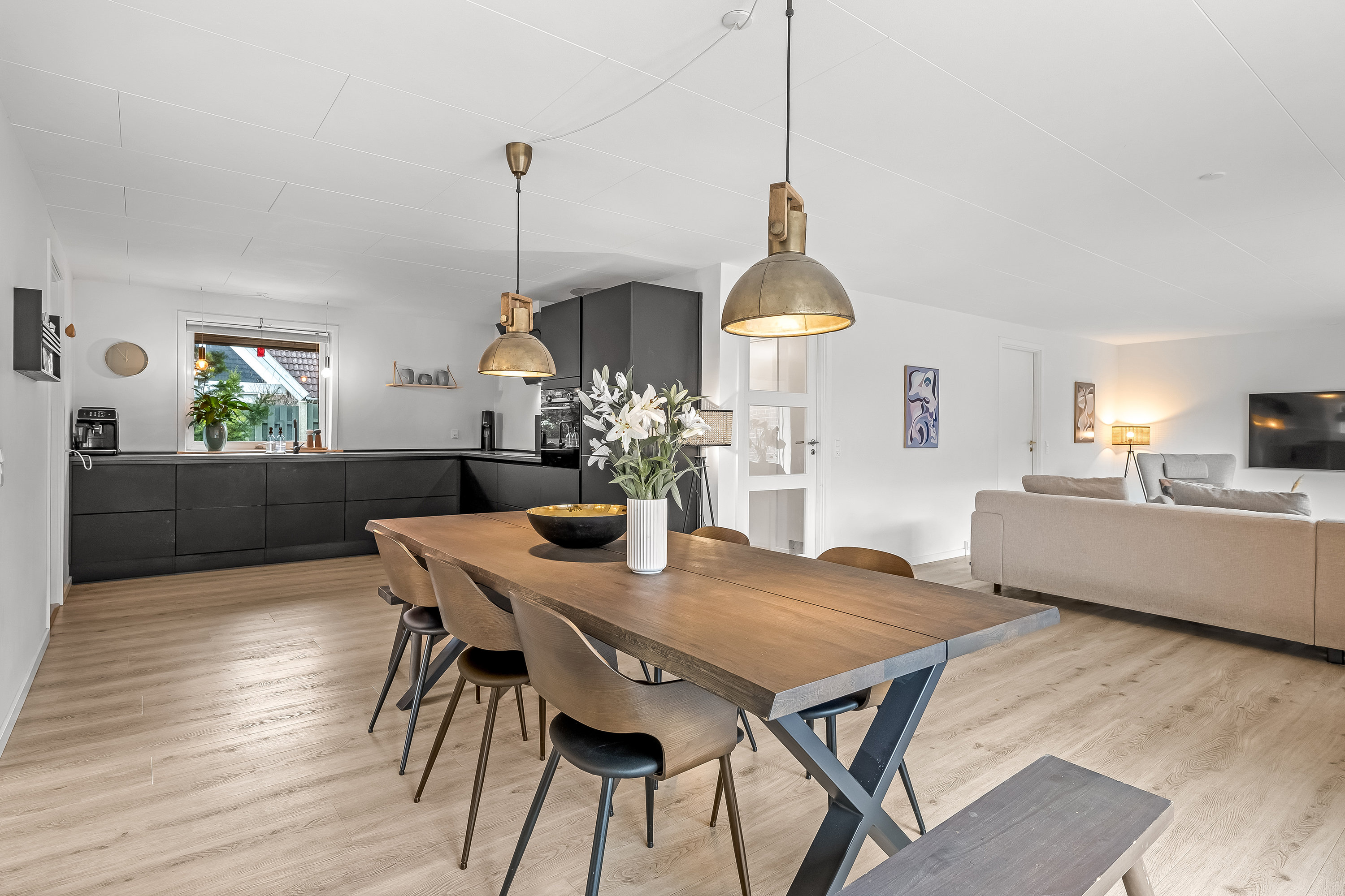 Fremhævet stue billede i fuldskærmstilstand. Billede af Kløverengen 5, Nordby, 6720 Fanø