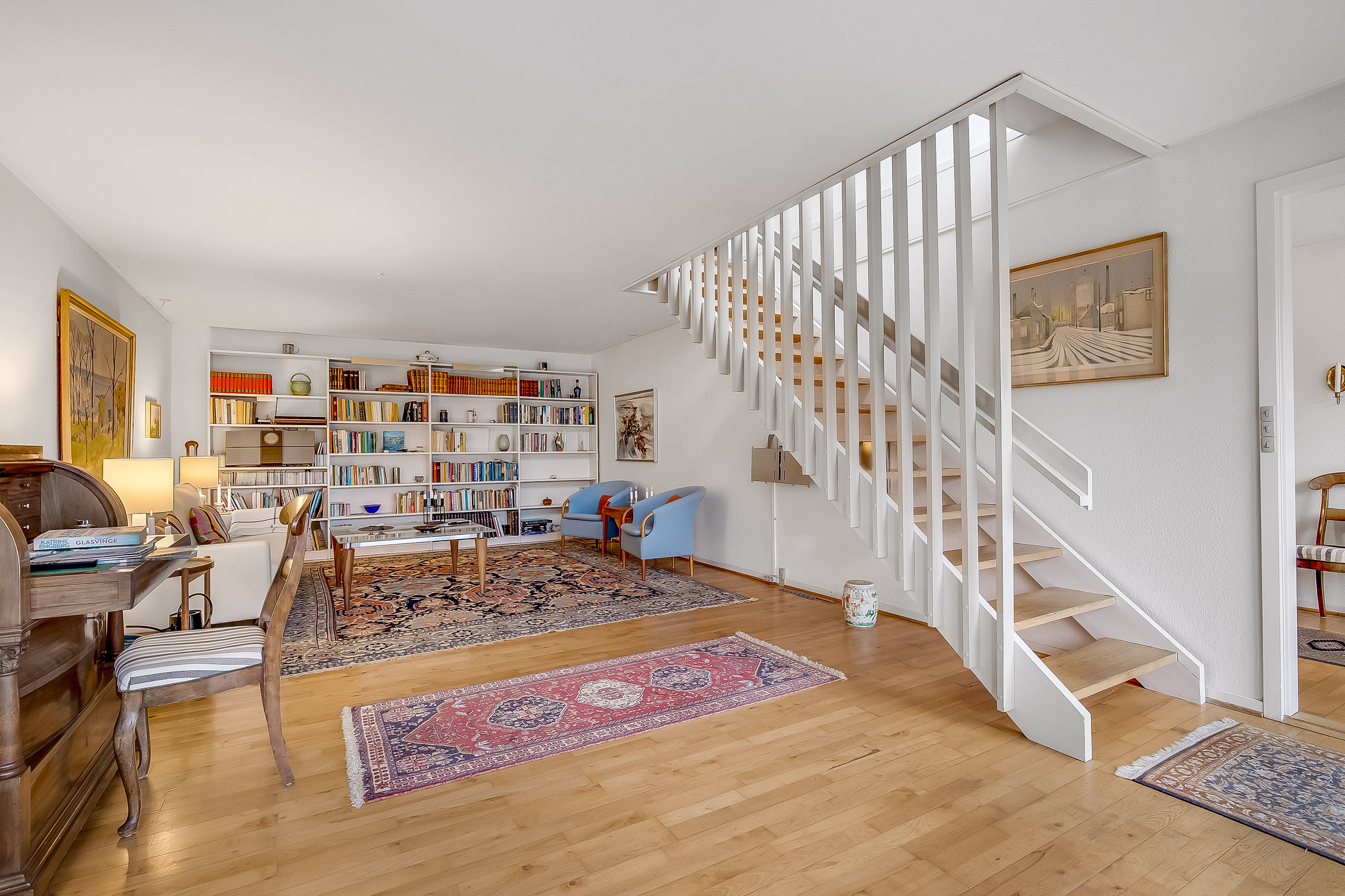 Fremhævet stue billede i fuldskærmstilstand. Billede af Terrasseparken 5, Strandhuse, 6000 Kolding