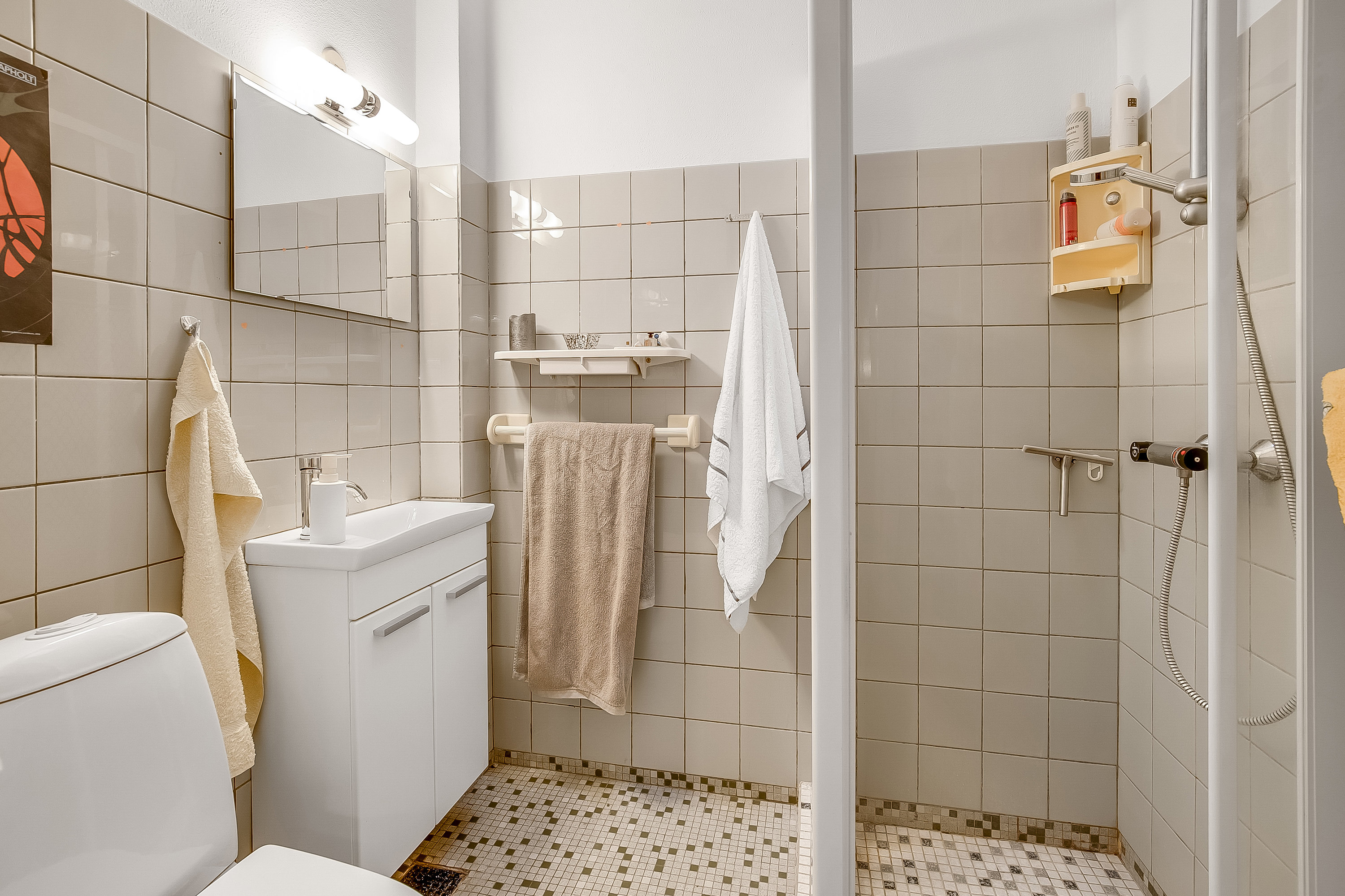 Fremhævet badeværelse billede i fuldskærmstilstand. Billede af Terrasseparken 5, Strandhuse, 6000 Kolding