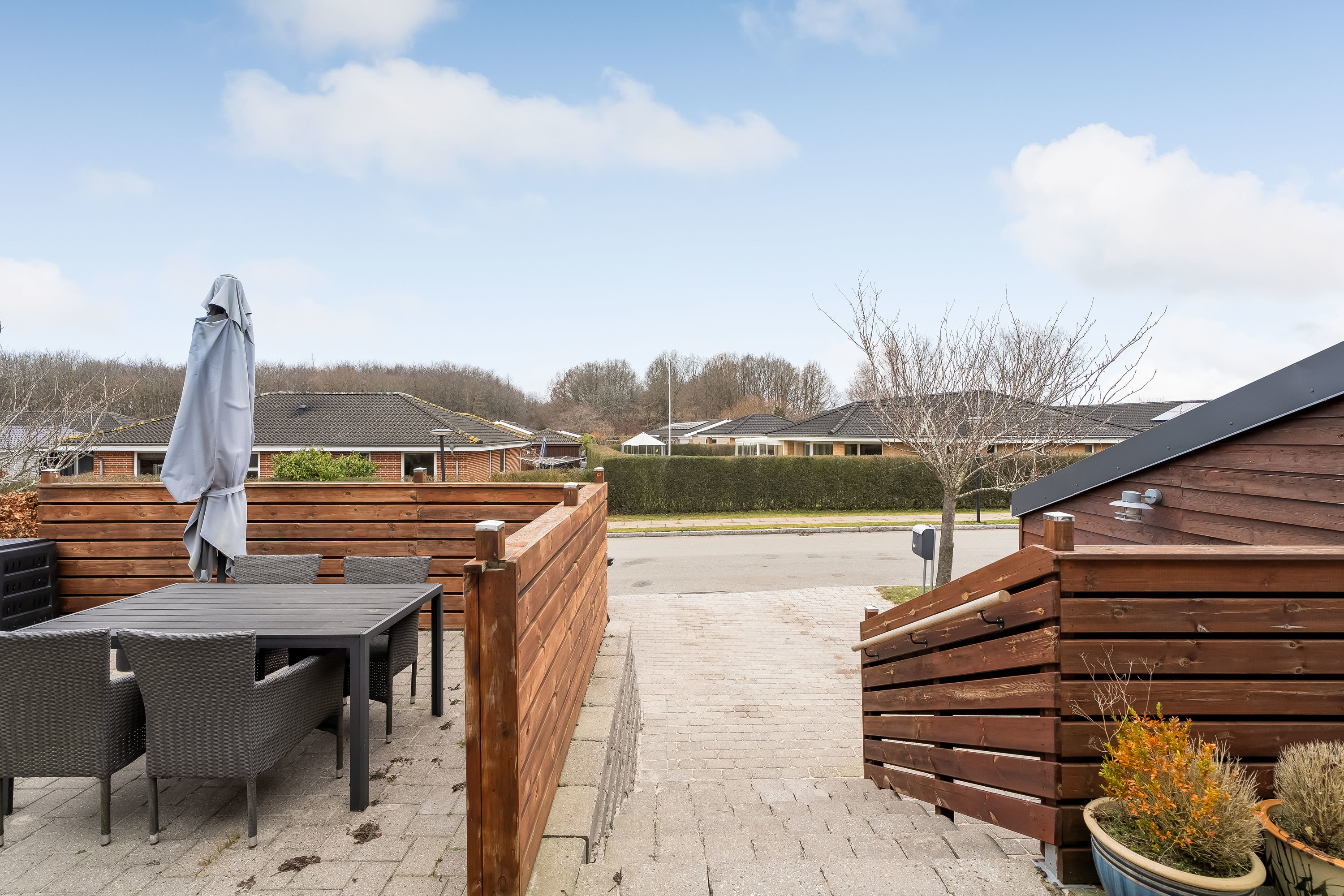 Fremhævet terrasse billede i fuldskærmstilstand. Billede af Bombakken 84, 3320 Skævinge