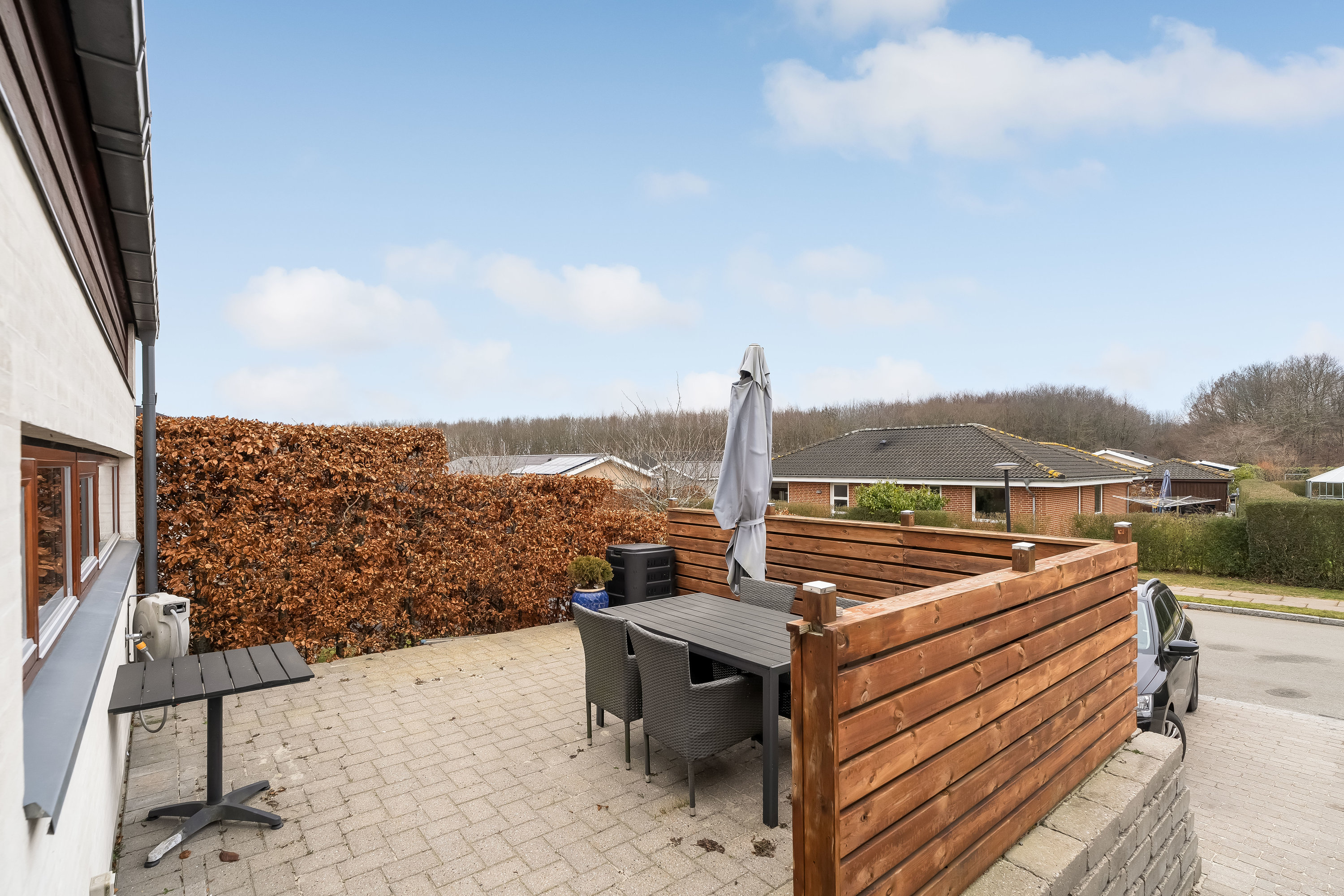 Fremhævet terrasse billede i fuldskærmstilstand. Billede af Bombakken 84, 3320 Skævinge