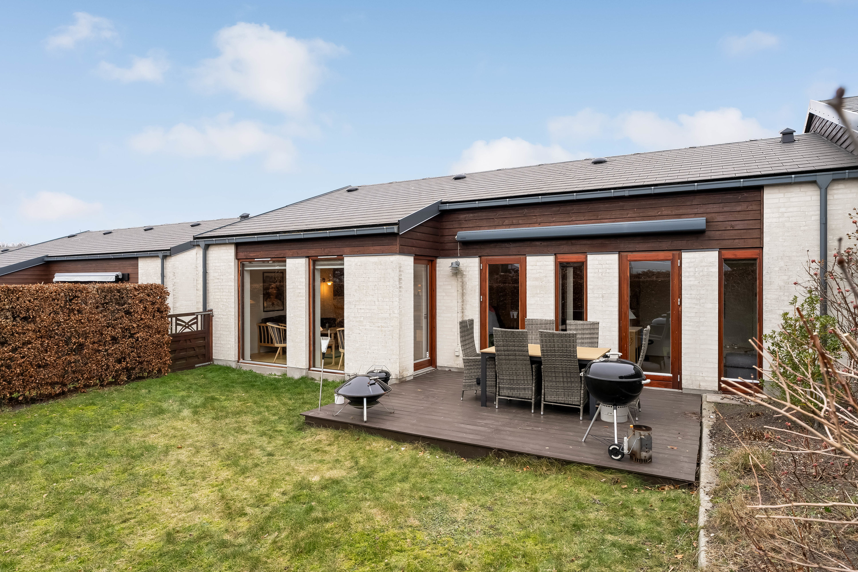 Fremhævet terrasse billede i fuldskærmstilstand. Billede af Bombakken 84, 3320 Skævinge