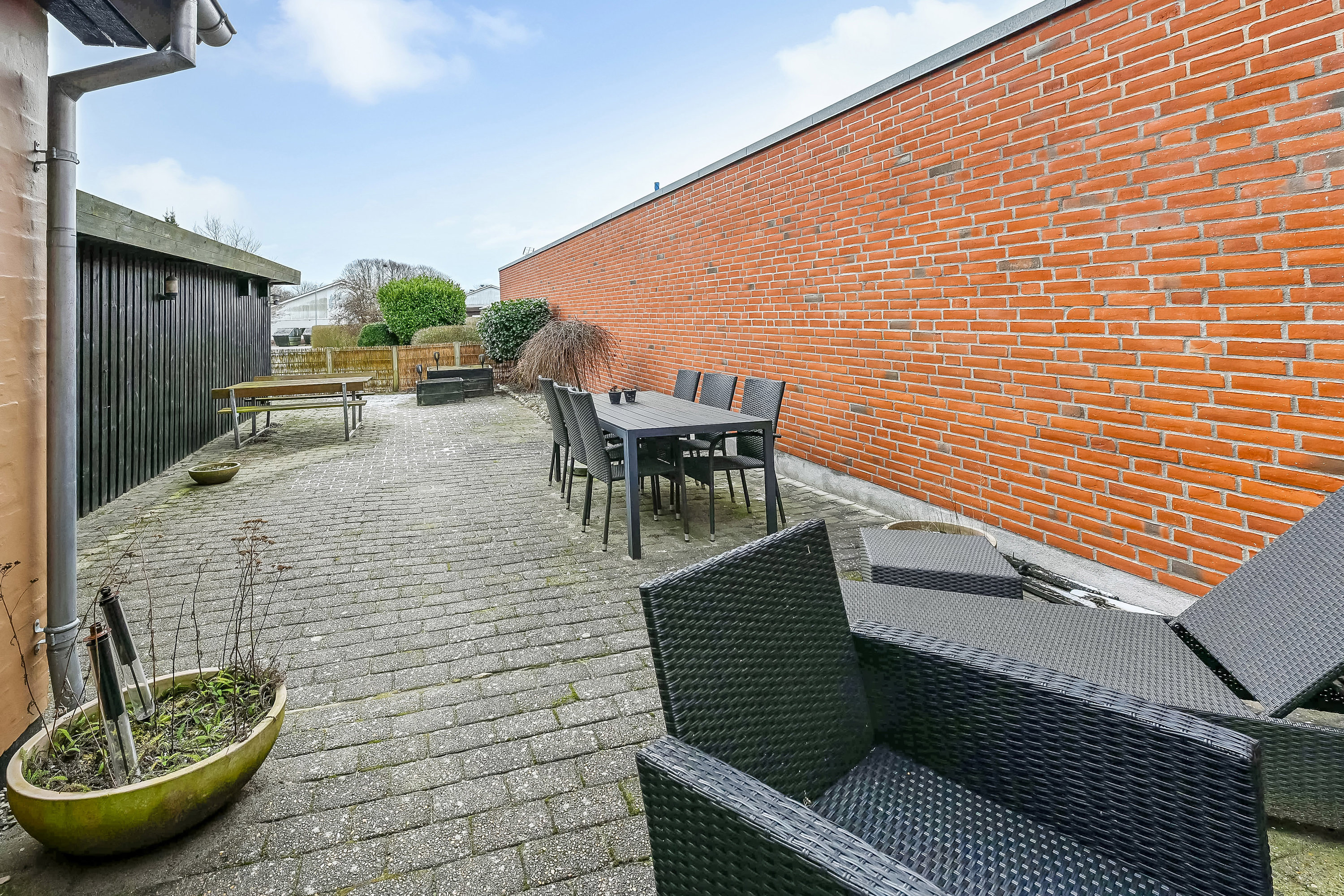 Fremhævet terrasse billede i fuldskærmstilstand. Billede af Storegade 49, Bramming, 6740 Bramming