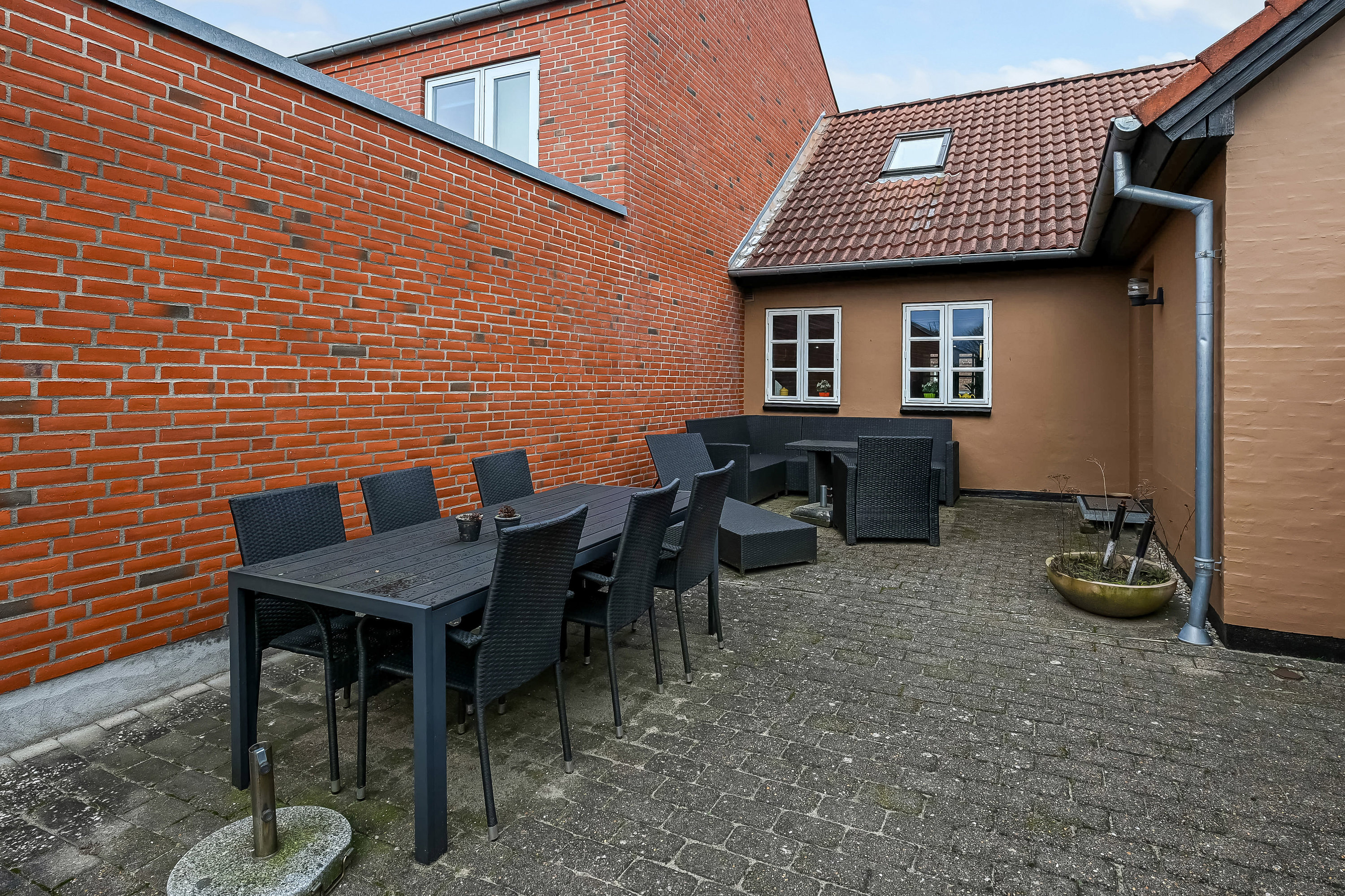 Fremhævet terrasse billede i fuldskærmstilstand. Billede af Storegade 49, Bramming, 6740 Bramming